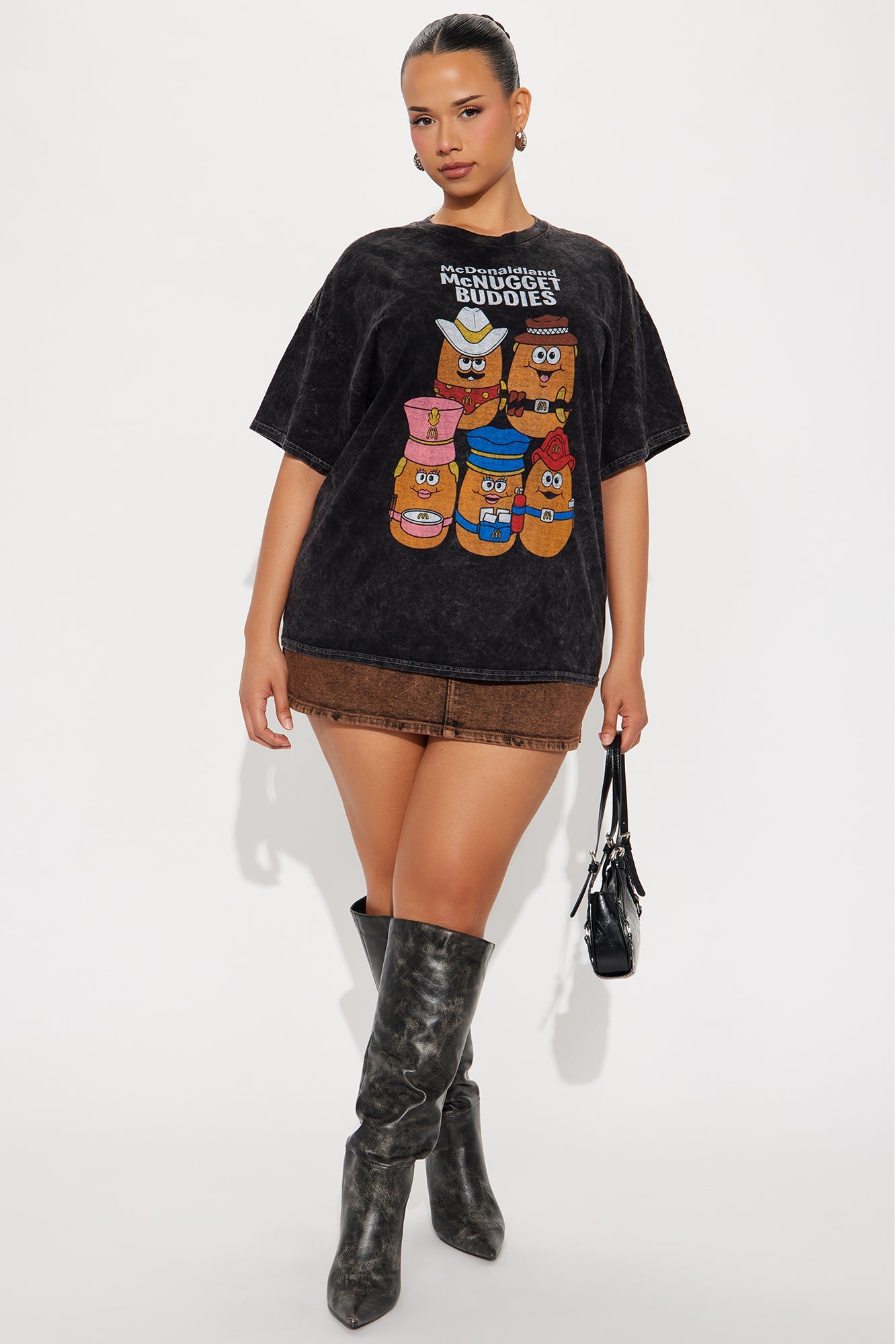 McDonald's McNugget Buddies Washed Tee - Black