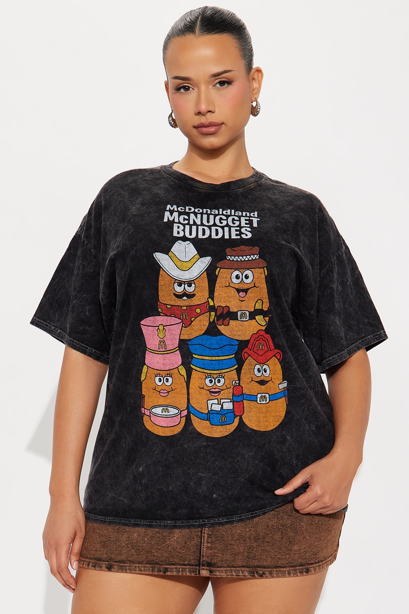McDonald's McNugget Buddies Washed Tee - Black