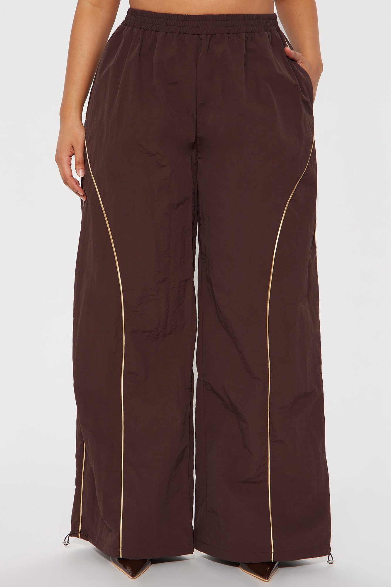 Precise Movement Windbreaker Track Pant - Chocolate/Combo