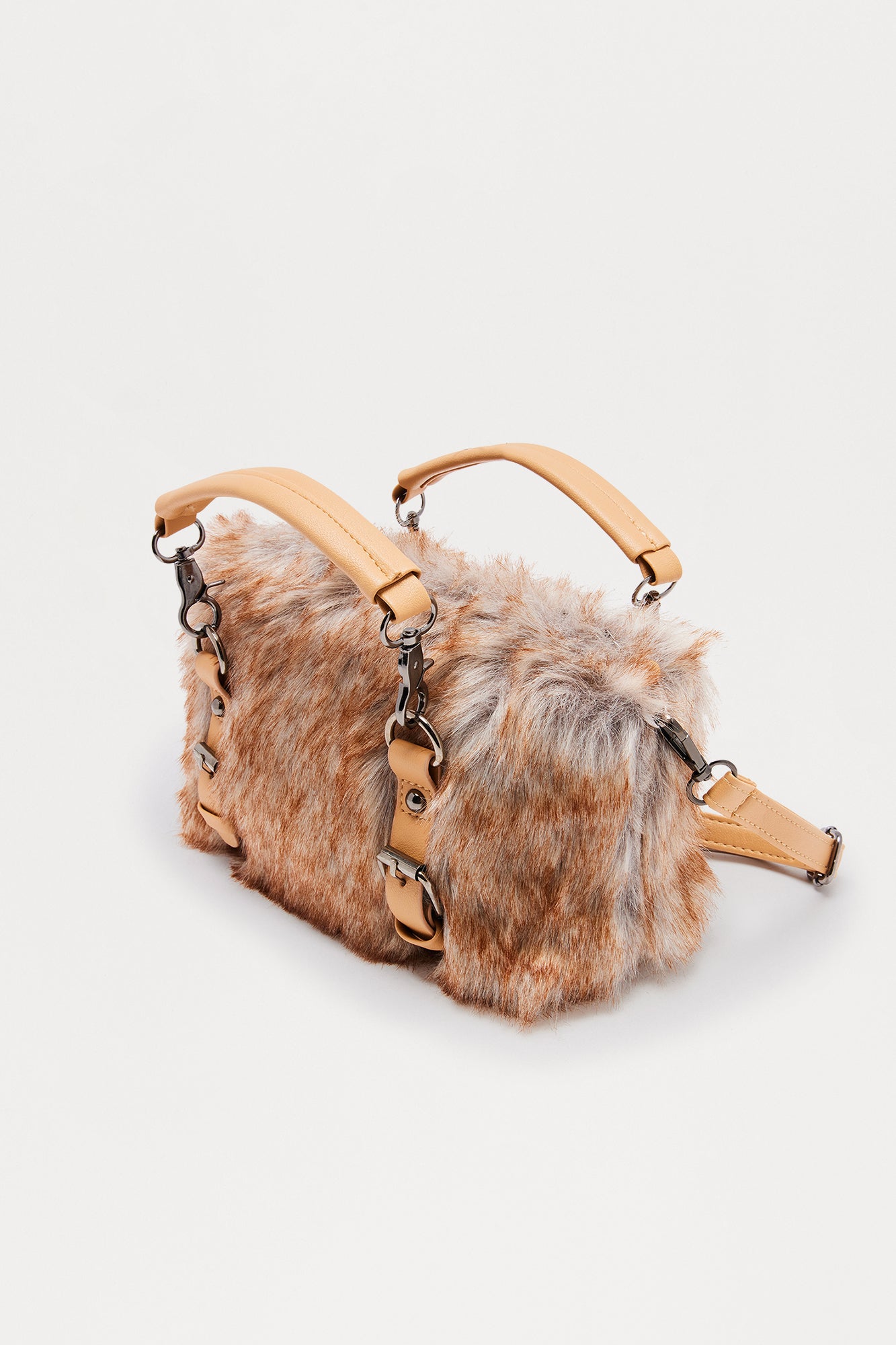 Mini Mink Moment Handbag - Brown/combo
