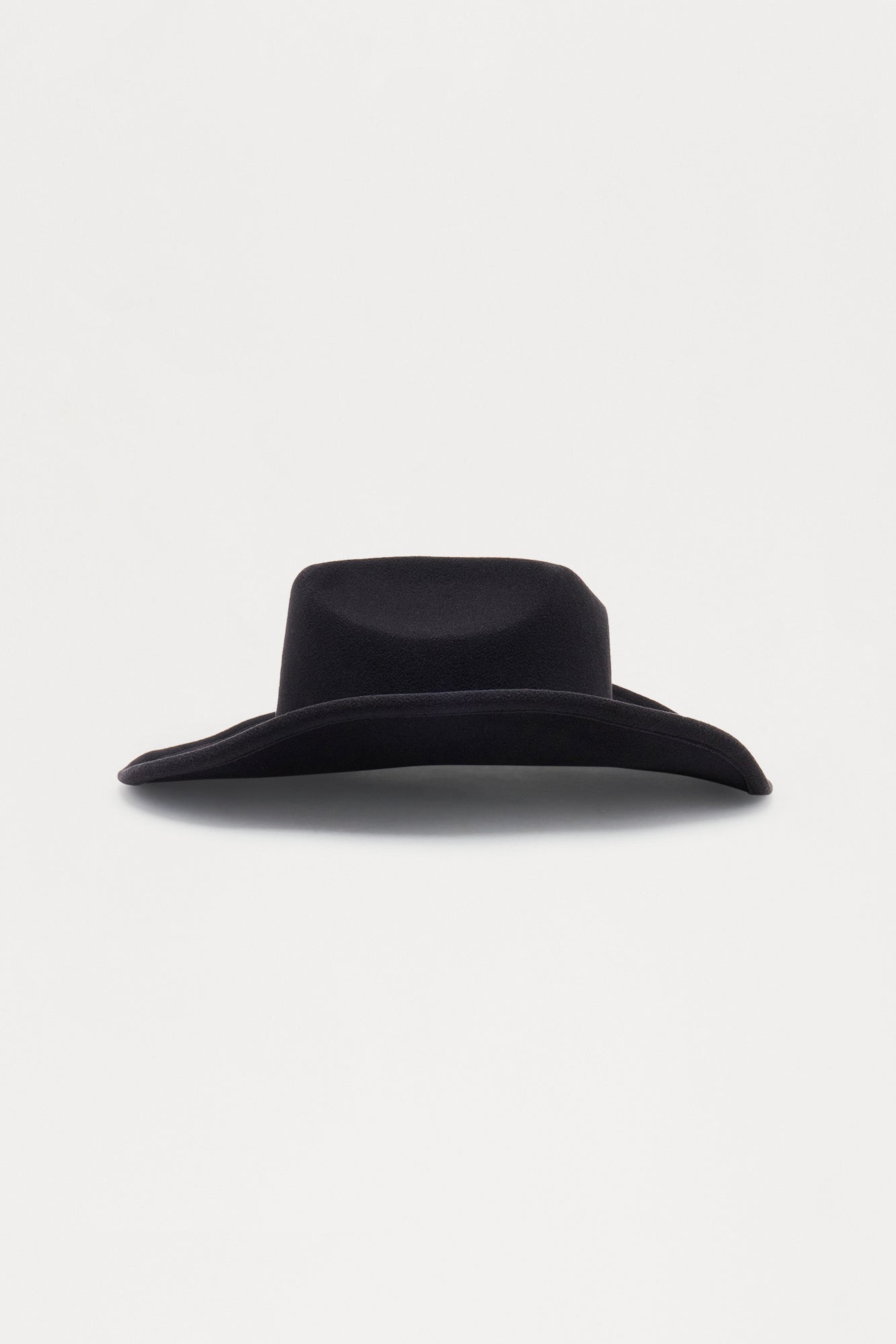 Rodeo Drive Faux Suede Cowboy Hat - Black