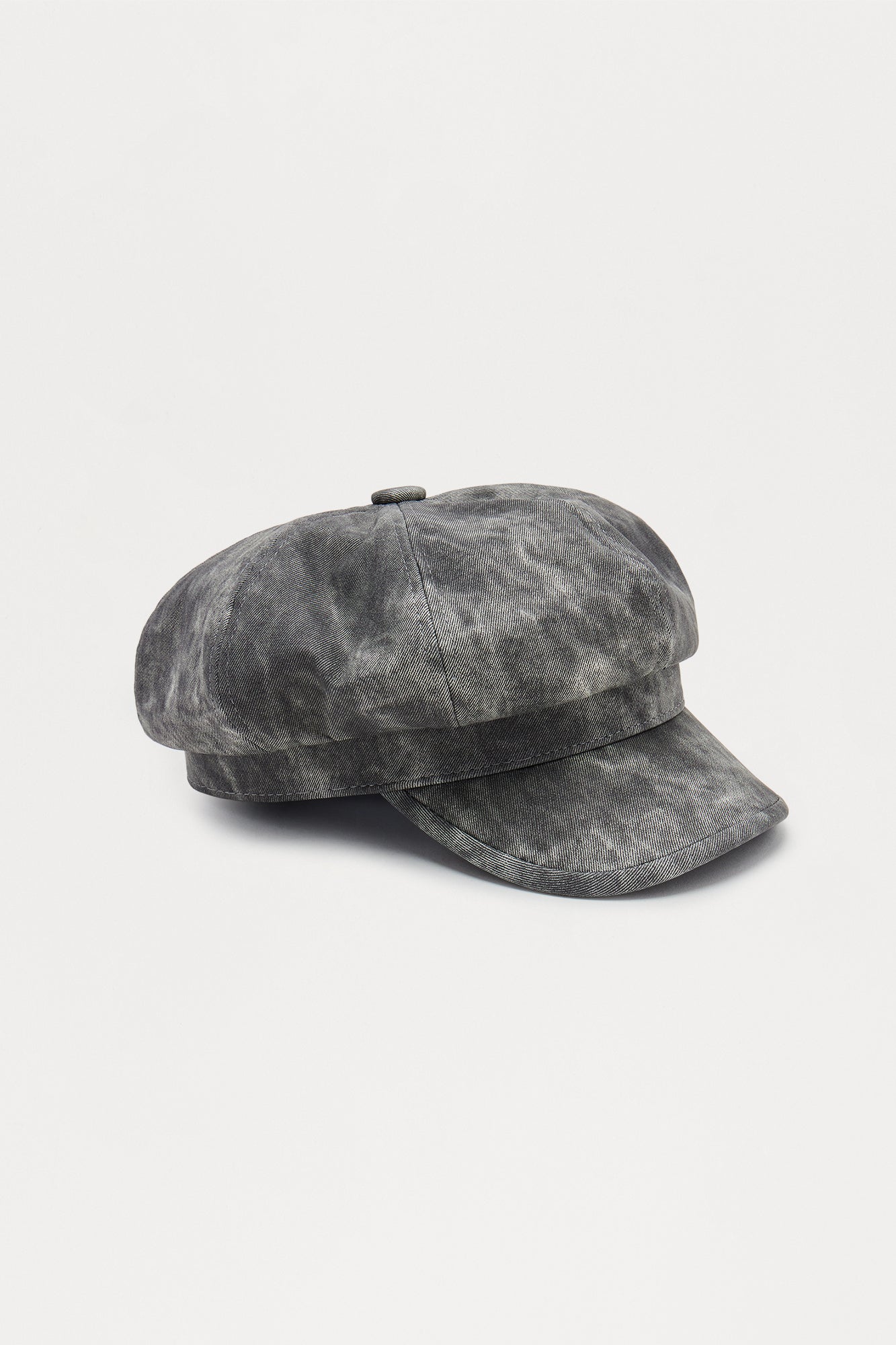 That 70s Faux Leather Cabbie - Grey/combo