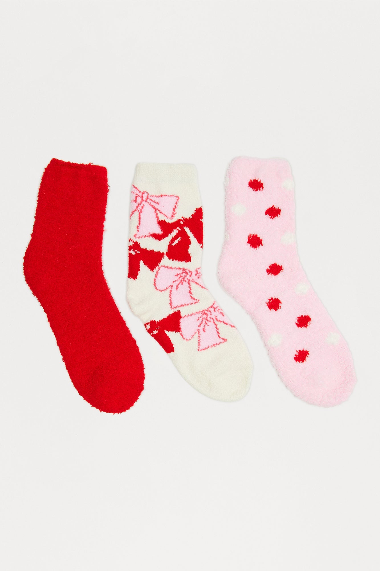 Mini Girly Fun 3 Pack Socks - Pink/combo