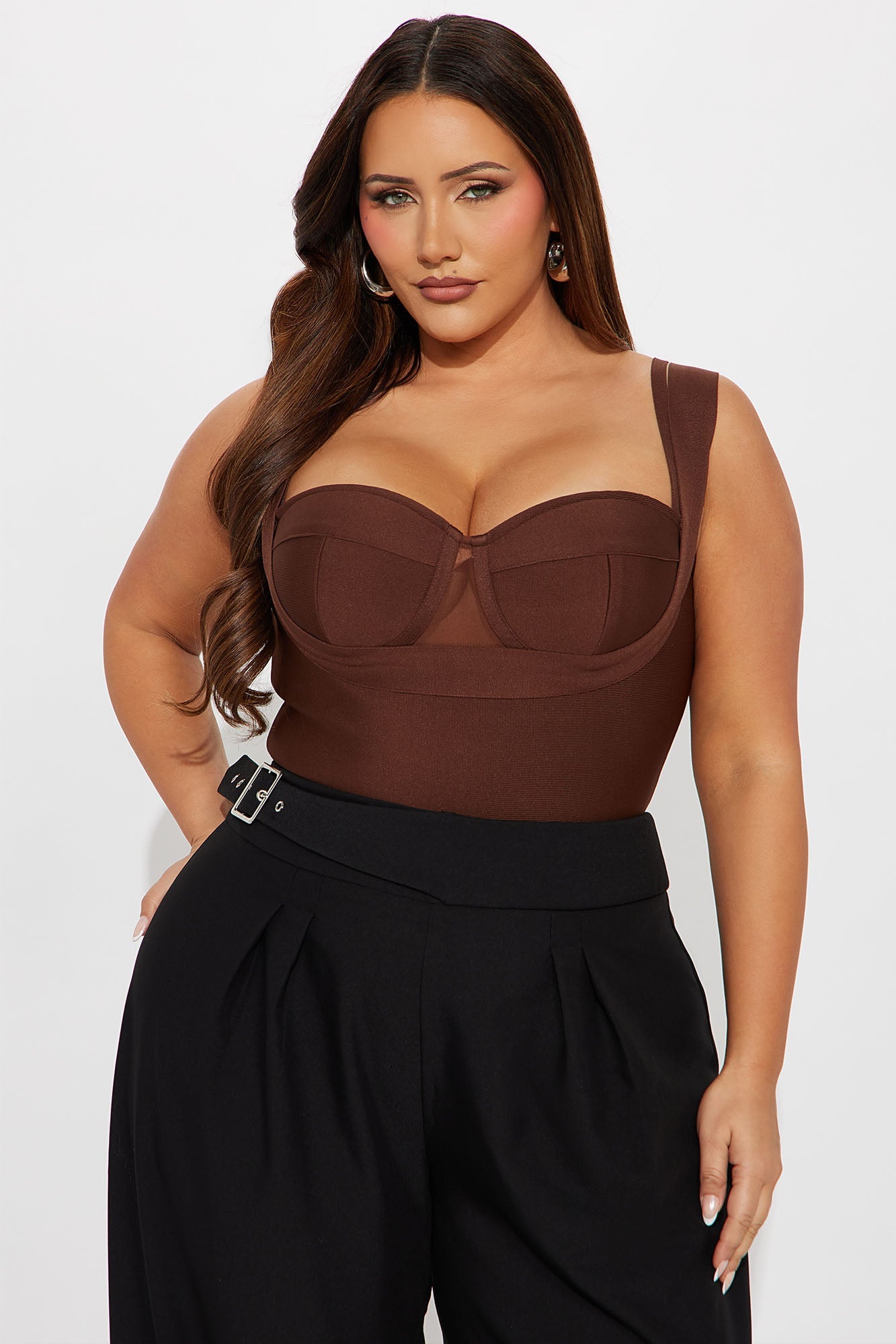 My Revenge Bandage Bodysuit - Chocolate