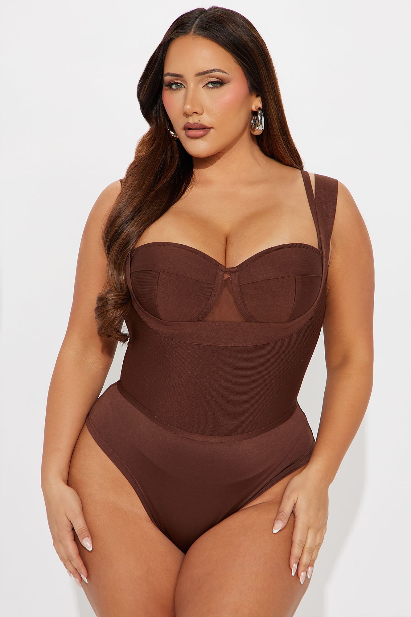 My Revenge Bandage Bodysuit - Chocolate