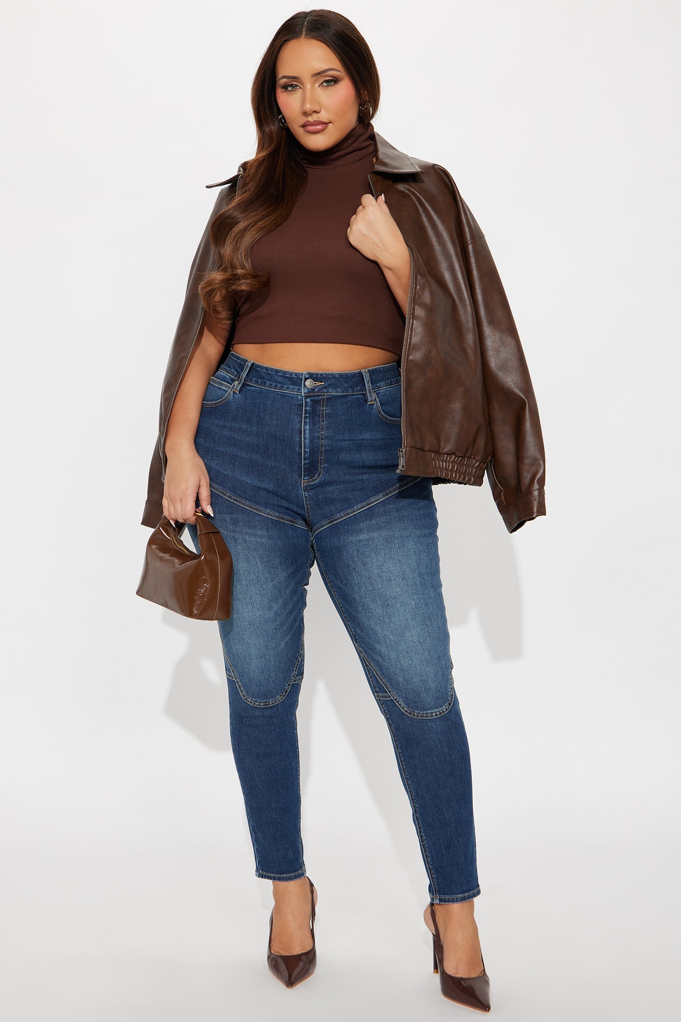 Time To Ride Moto Skinny Jeans - Dark Wash