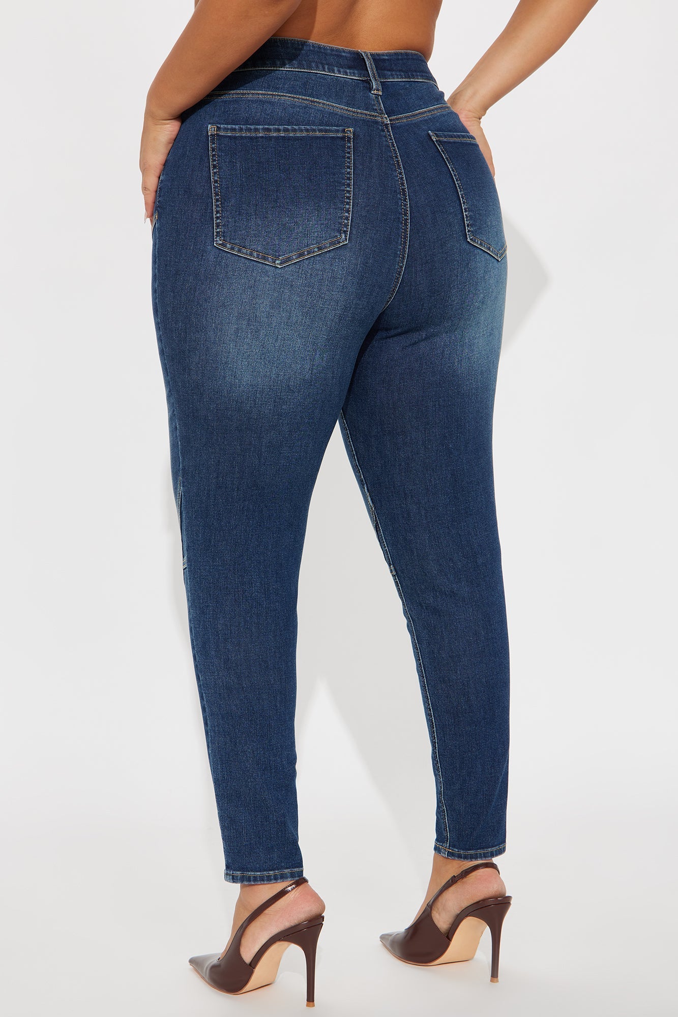 Time To Ride Moto Skinny Jeans - Dark Wash