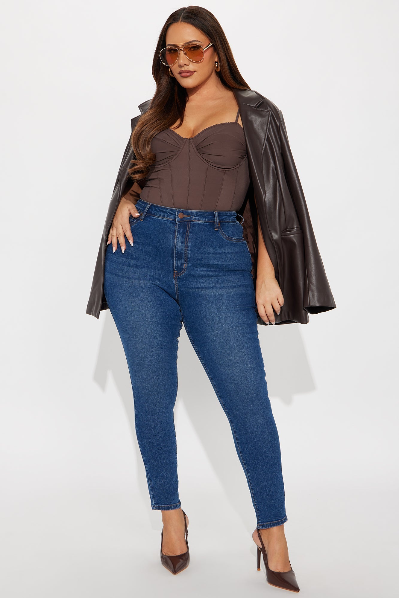 Bedford Booty Sculpting Everyday Skinny Jeans - Dark Wash