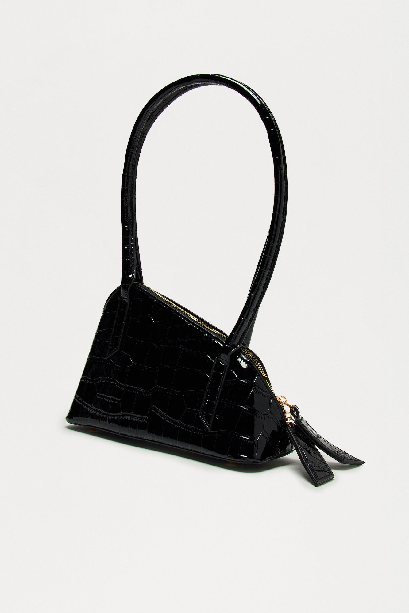 Not Your Average Faux Leather Bag - Black