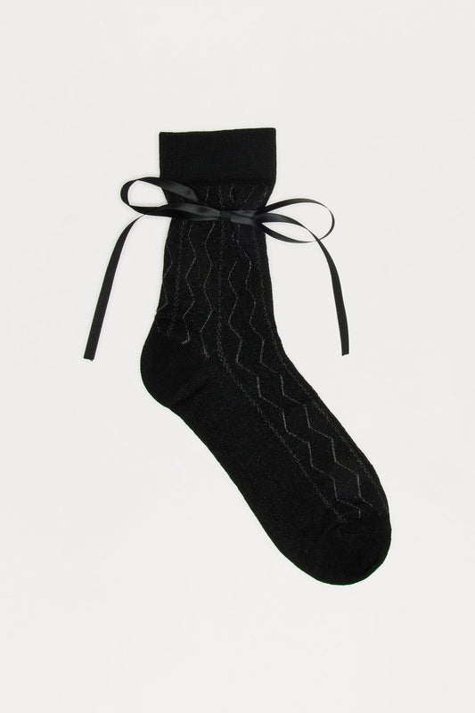 Girl's Girl Socks - Black