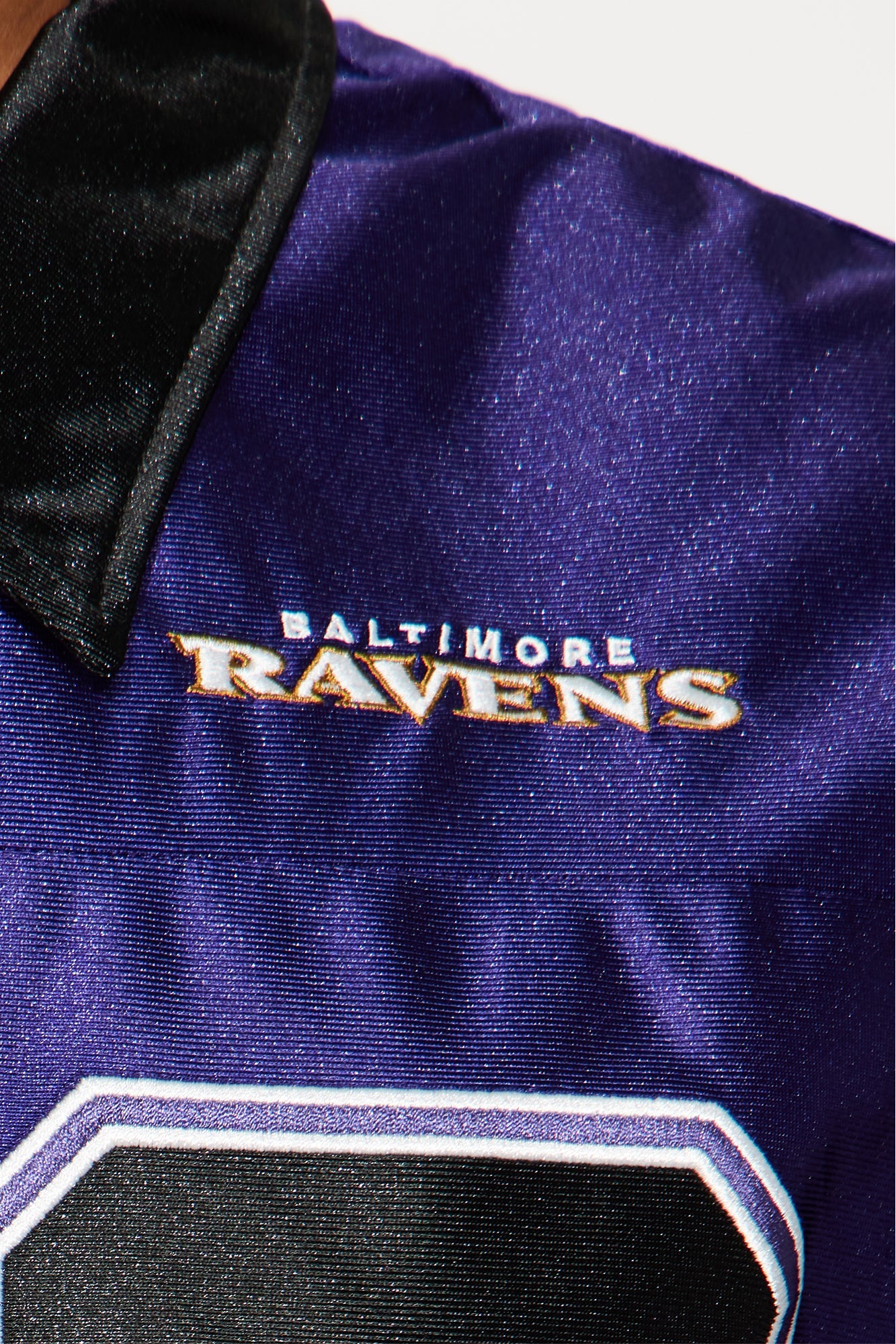 NFL Baltimore Ravens Cropped Shirt - Purple/combo