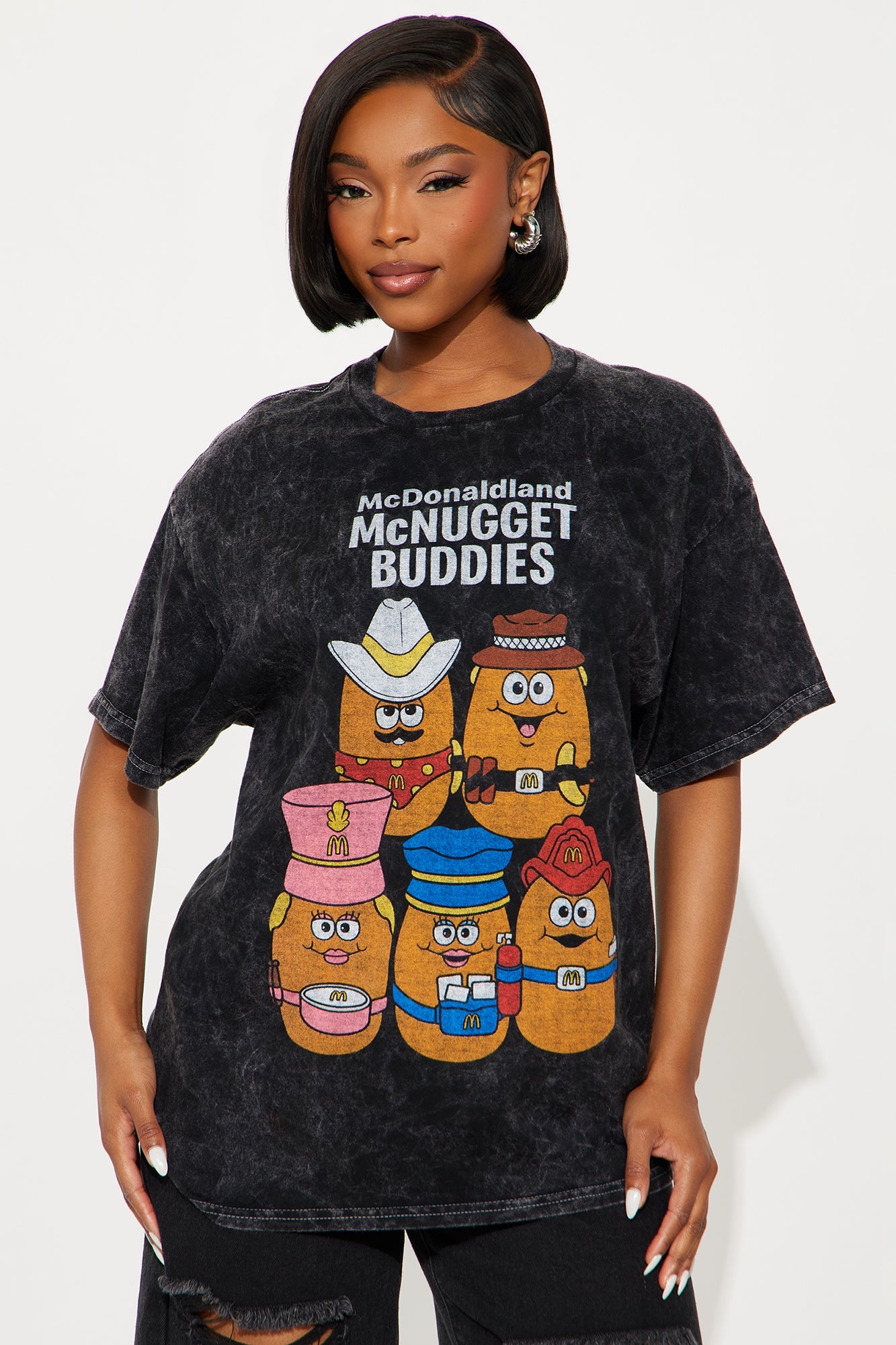 McDonald's McNugget Buddies Washed Tee - Black