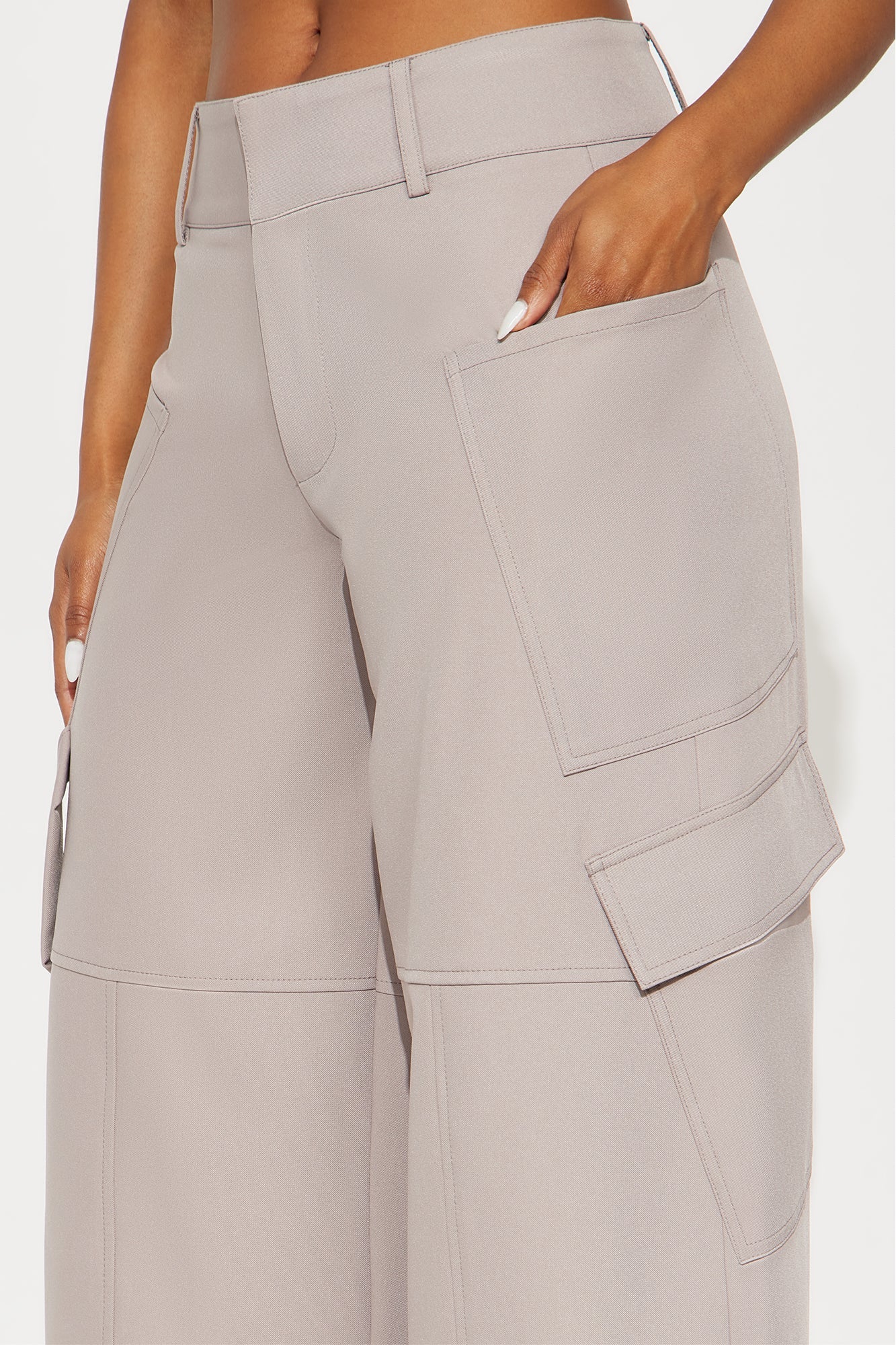 Vera Twill Cargo Jogger Pant 32″ - Stone