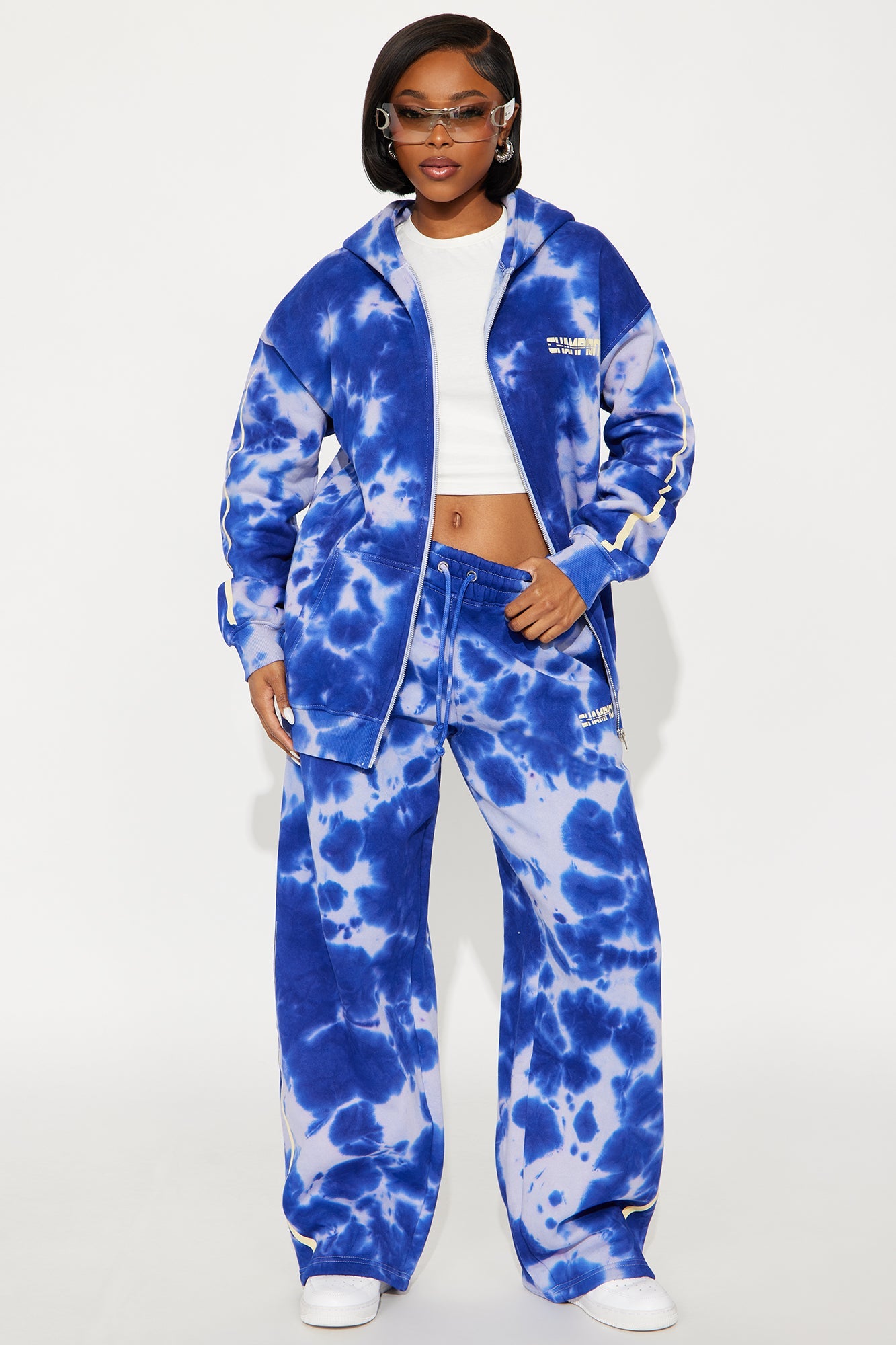 Cosmic Champion Fleece Pant Set - Blue/combo
