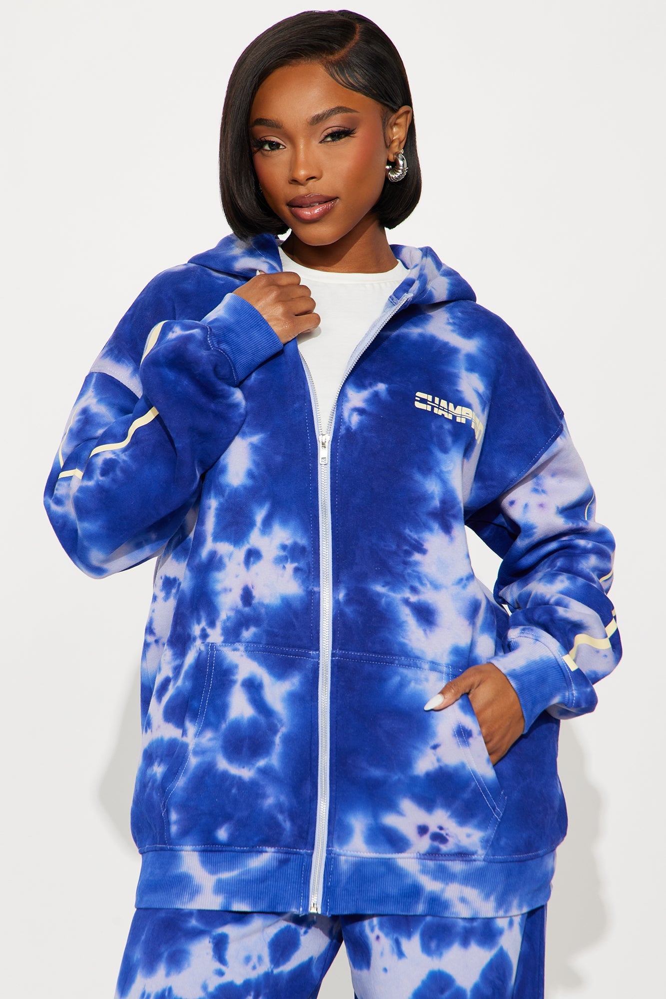 Cosmic Champion Fleece Pant Set - Blue/combo