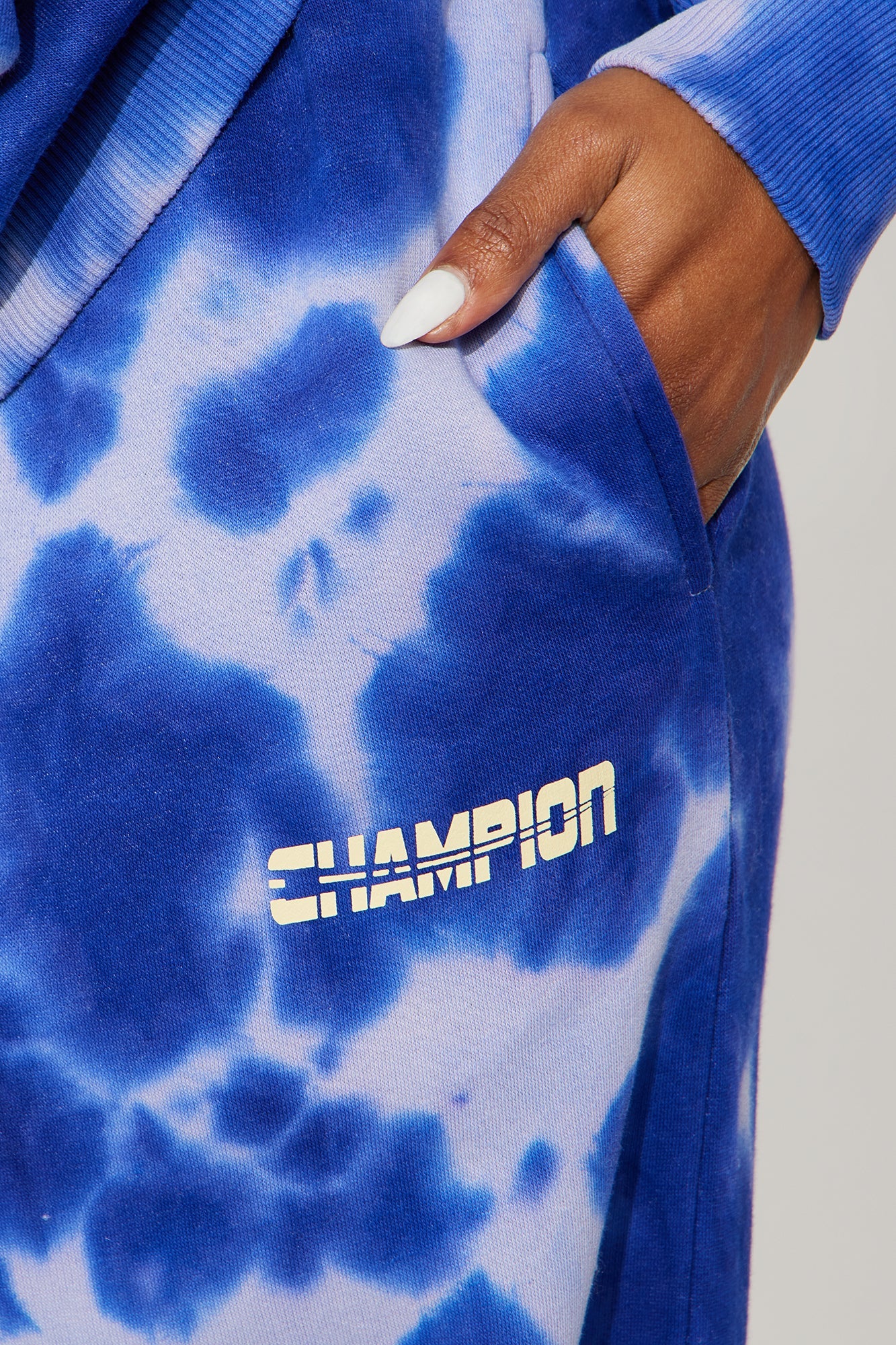 Cosmic Champion Fleece Pant Set - Blue/combo