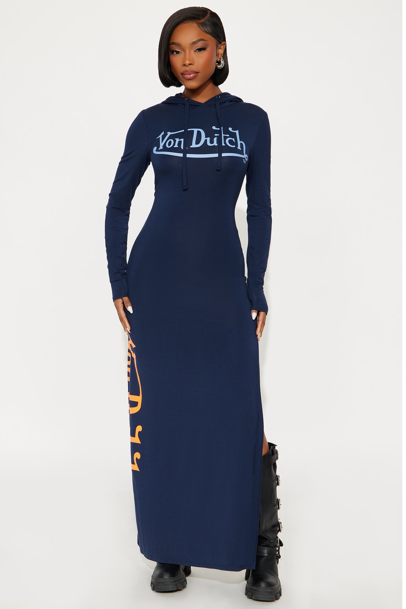 Von Dutch Fever Maxi Dress - Navy