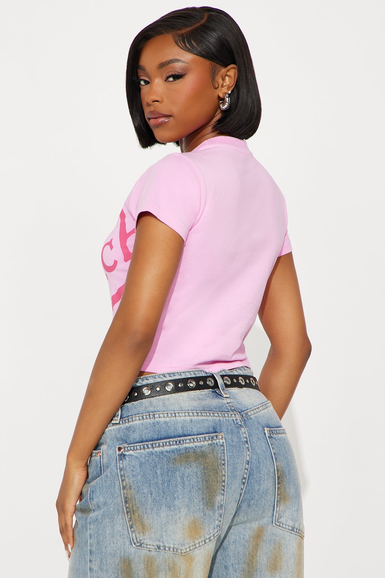 Von Dutch Trendy Girl Baby Tee - Pink