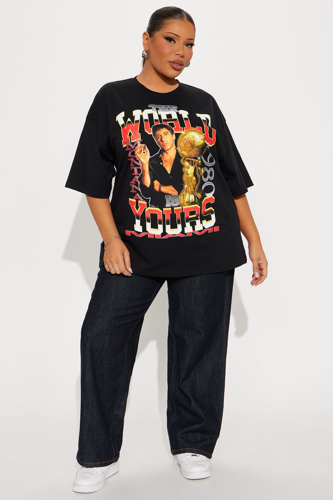 Tony Montana The World Is Yours Tee - Black