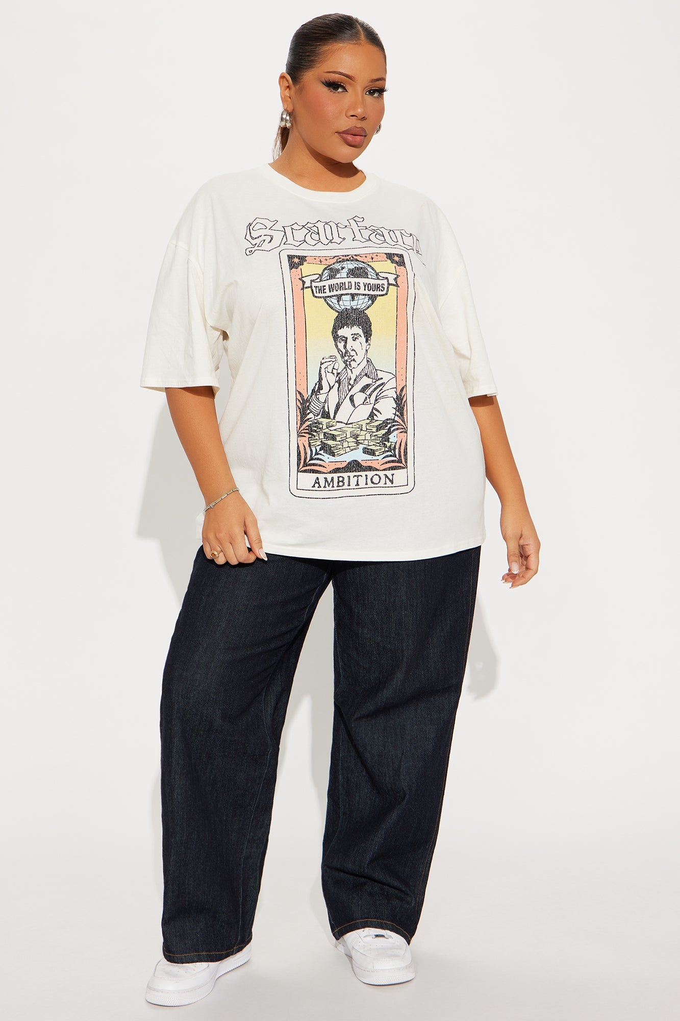 Scarface The Ambition Card Tee - Cream