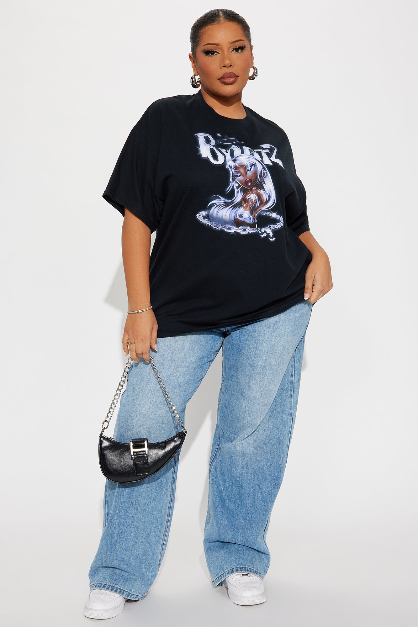 Bratz Collection Silver Doll Tee - Black