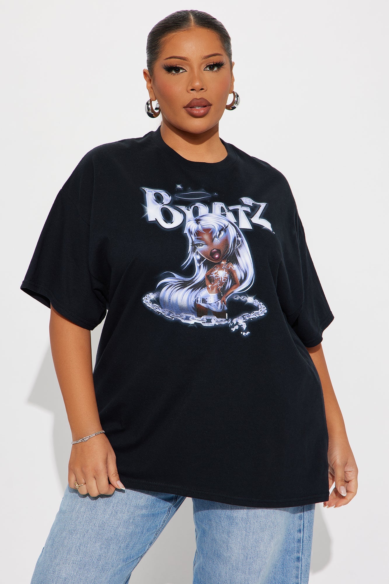 Bratz Collection Silver Doll Tee - Black