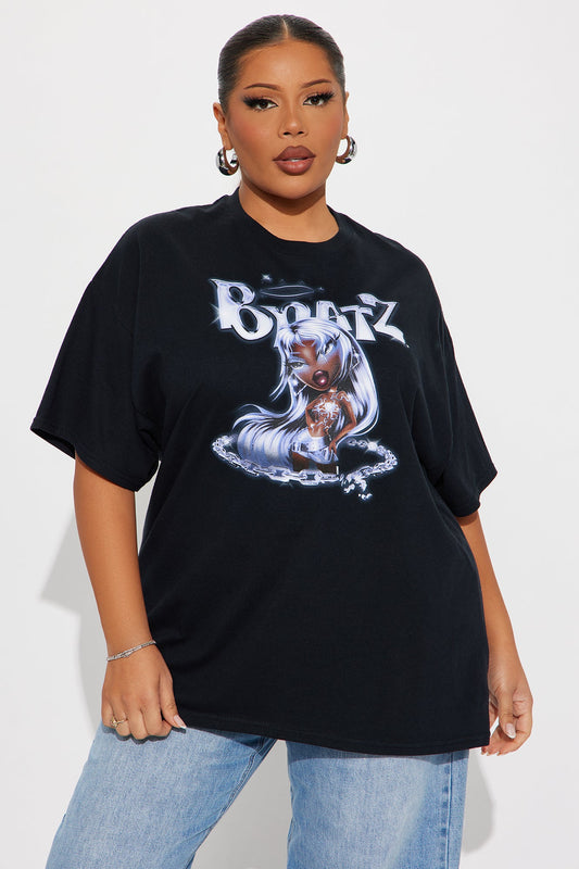 Bratz Collection Silver Doll Tee - Black