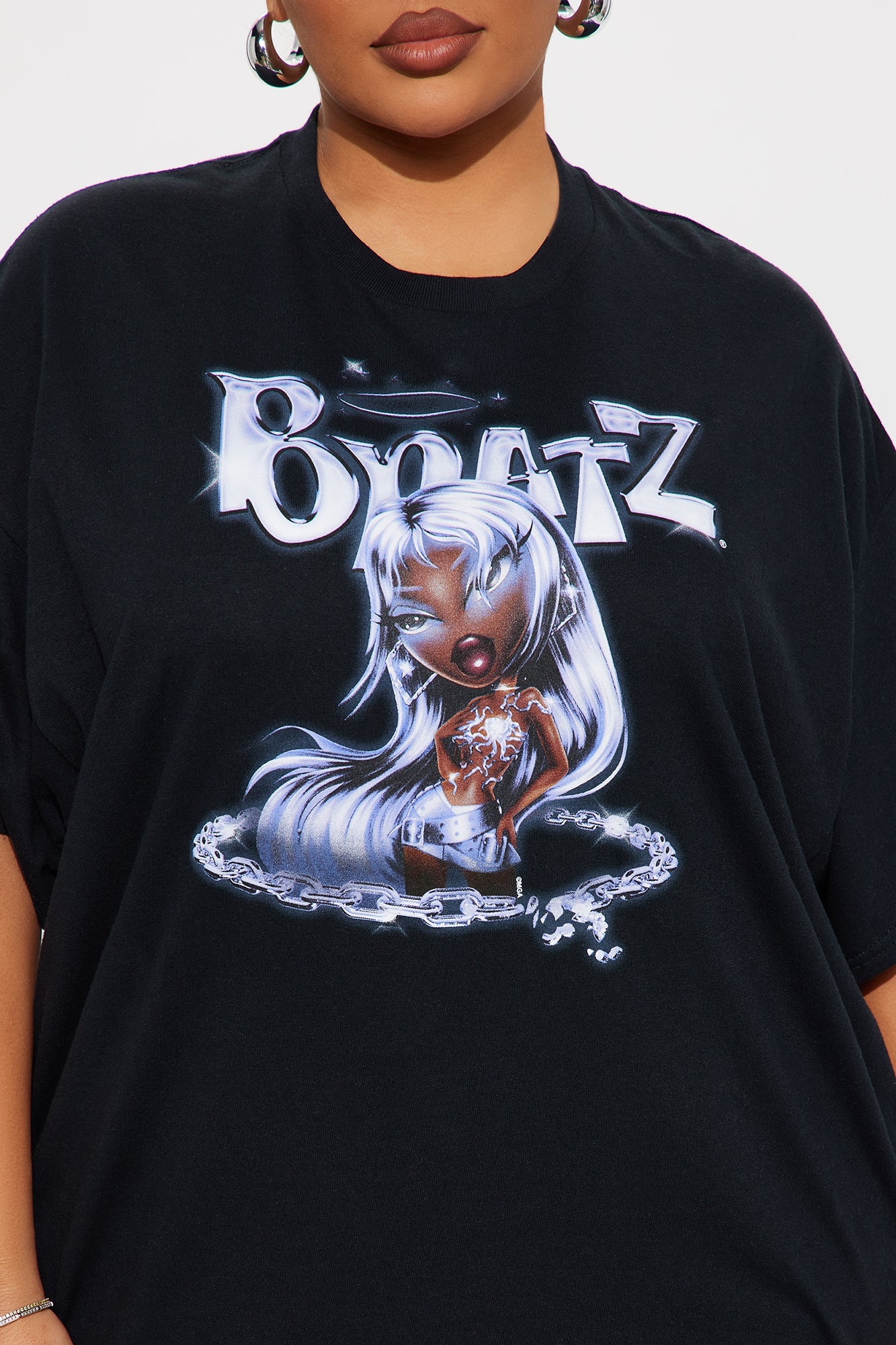 Bratz Collection Silver Doll Tee - Black