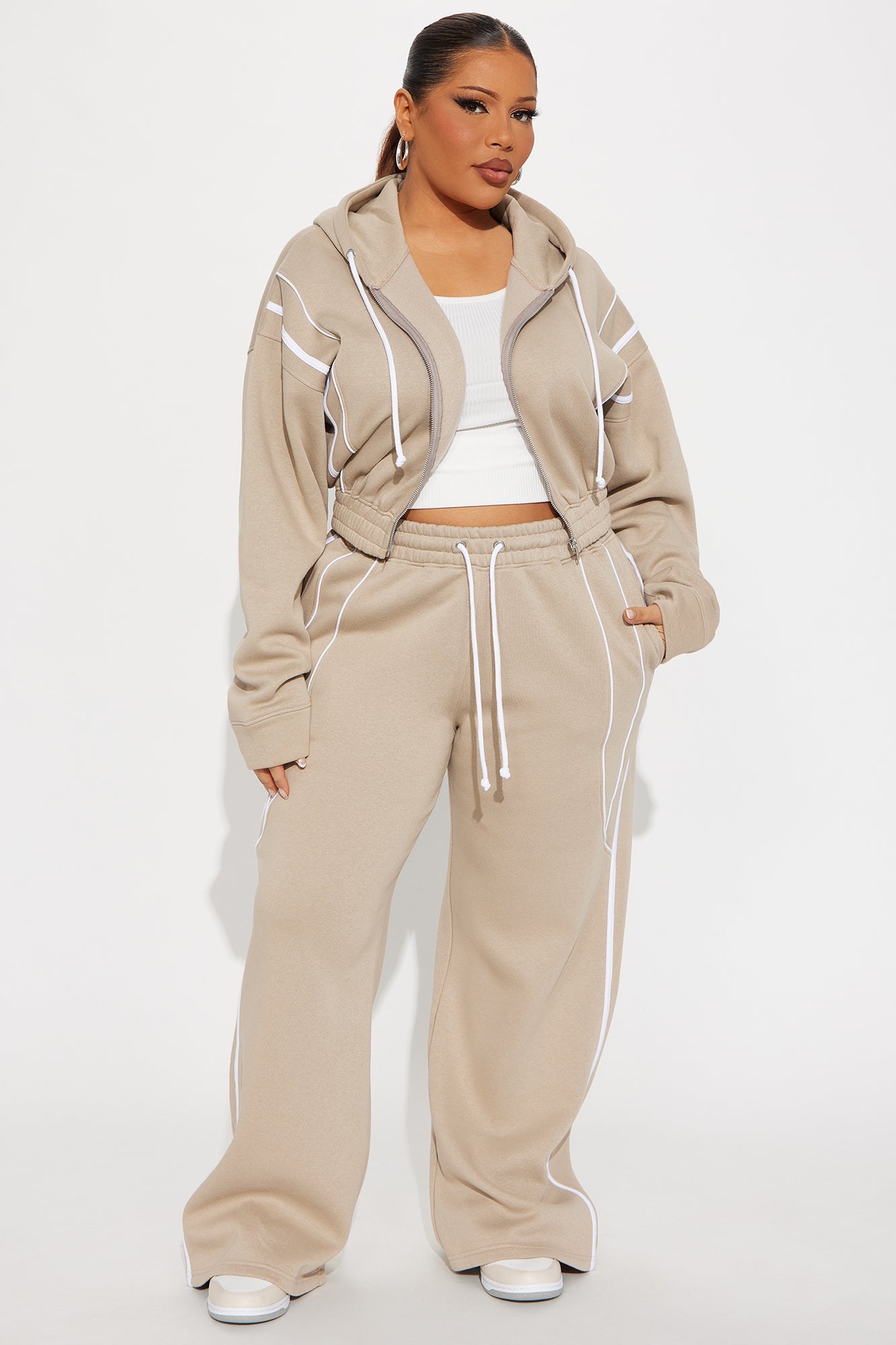 Subtle Flex Fleece Pants - Stone