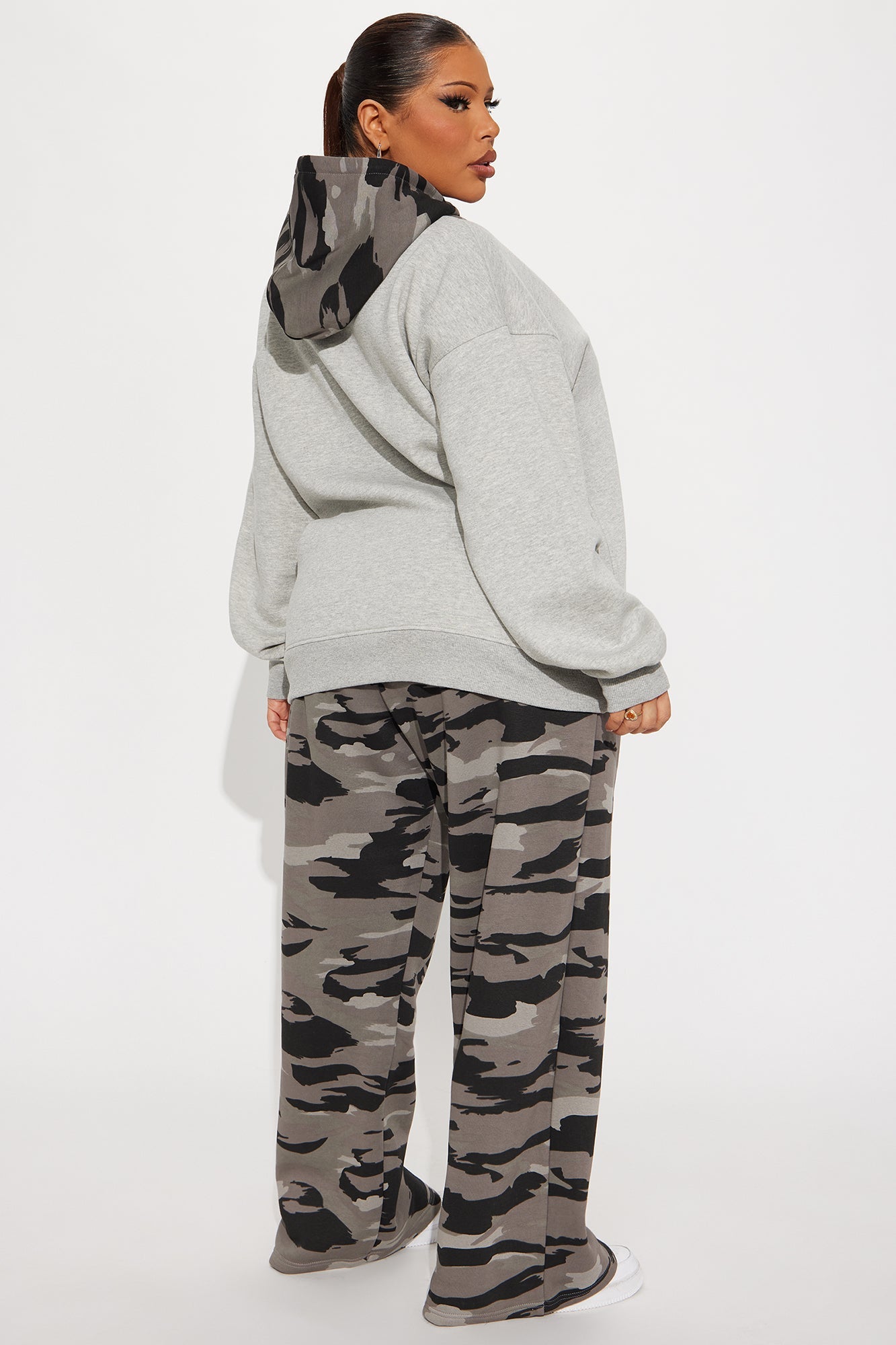 Legacy Camo Fleece Pant Set - Grey/combo