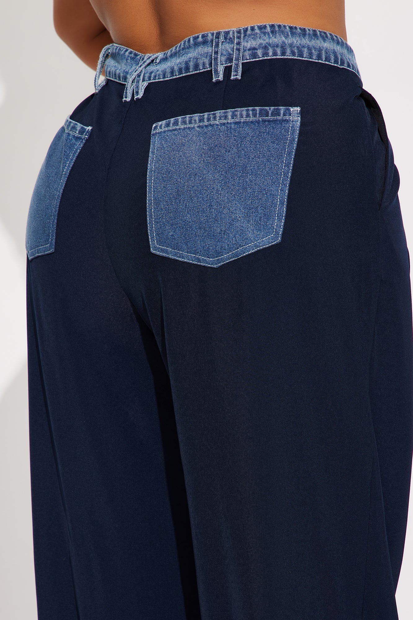 Tall Cityscape Remix Blazer Pant Set - Navy