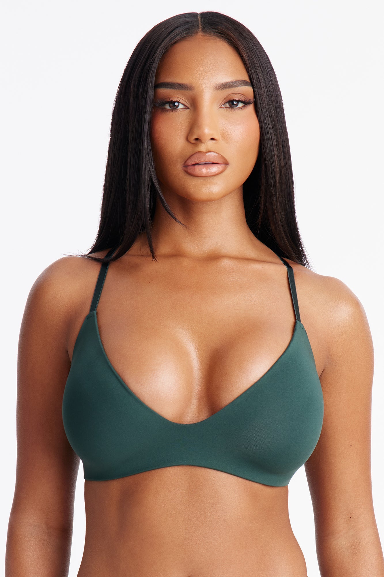 Let Me Live Wireless Bra - Hunter Green