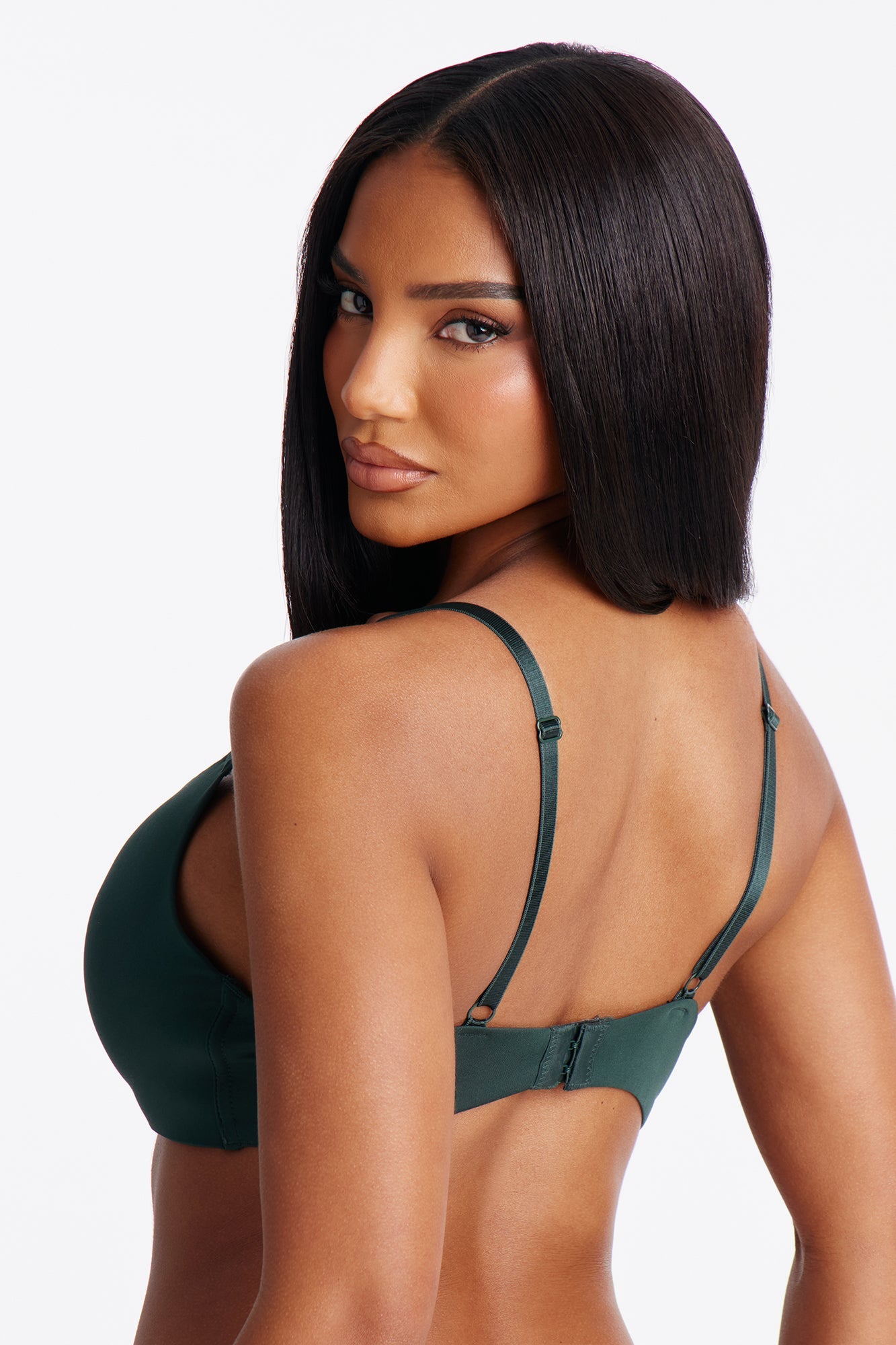 Let Me Live Wireless Bra - Hunter Green