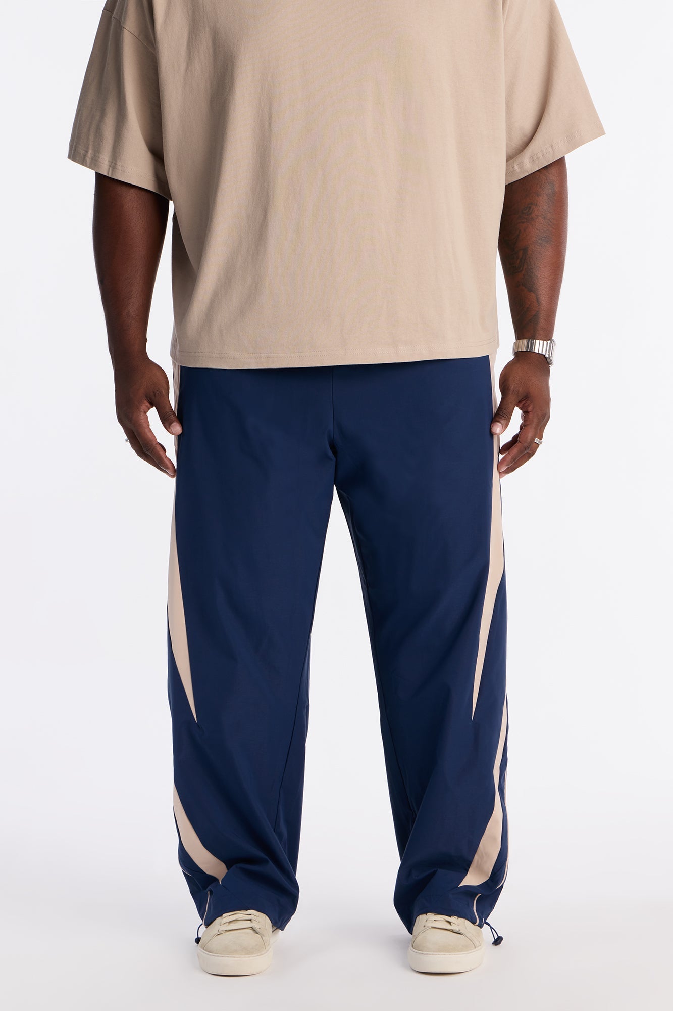 Slim Bowery Strike Track Pant - Blue/combo