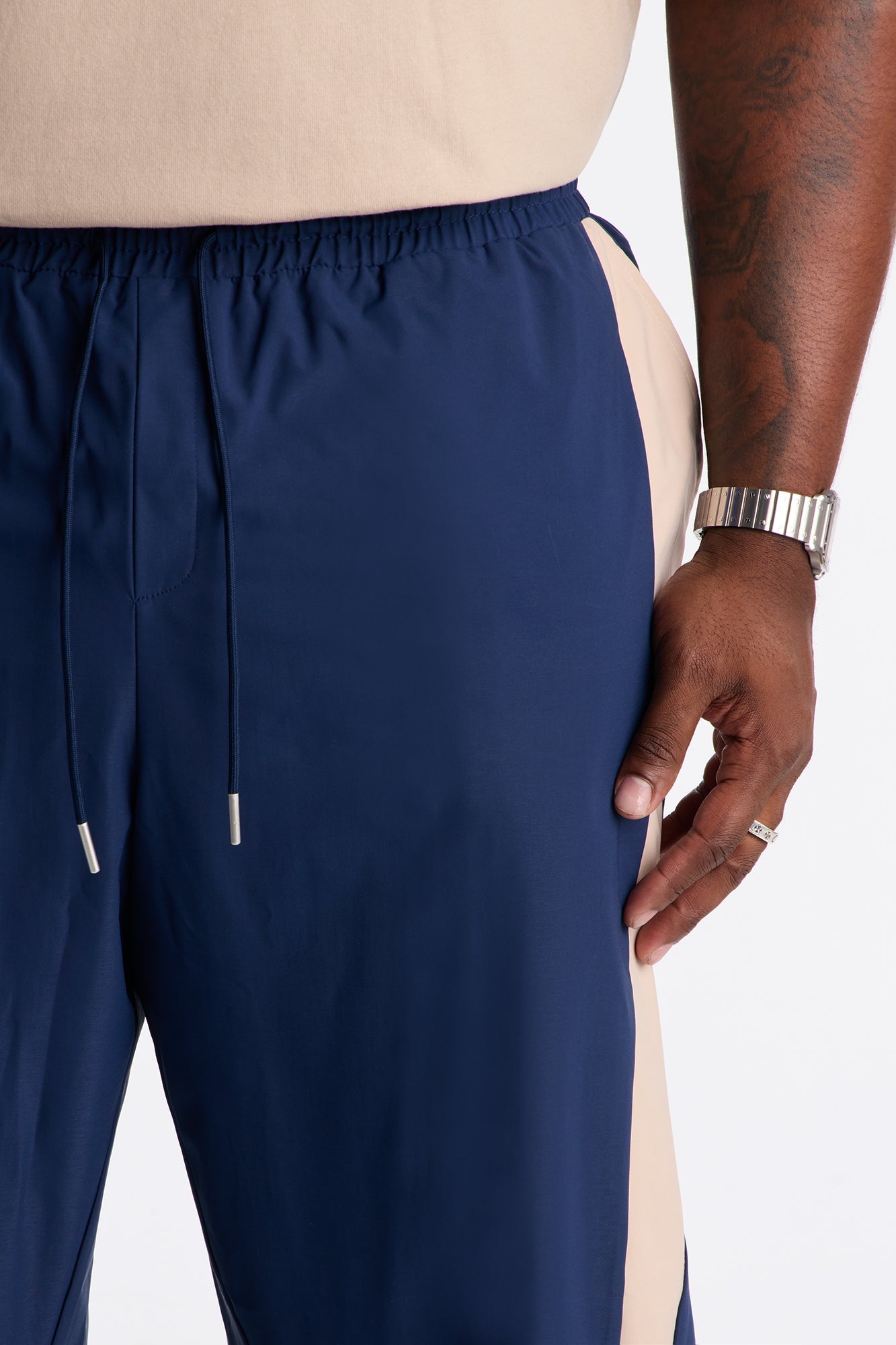 Slim Bowery Strike Track Pant - Blue/combo