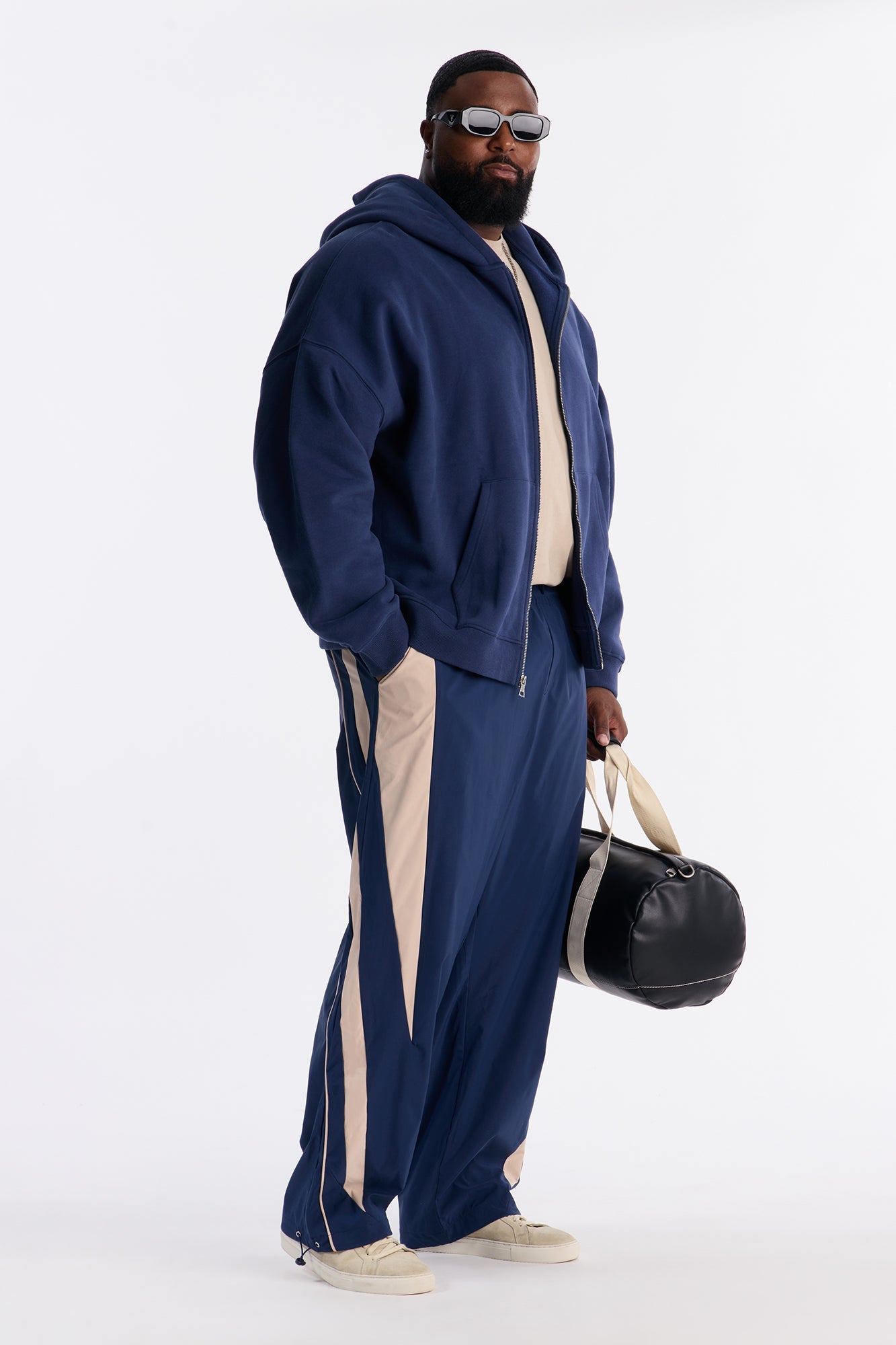 Slim Bowery Strike Track Pant - Blue/combo