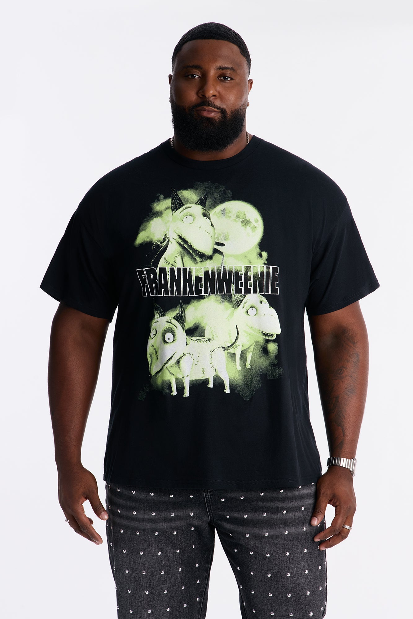 Frankenweenie Short Sleeve Tee - Black