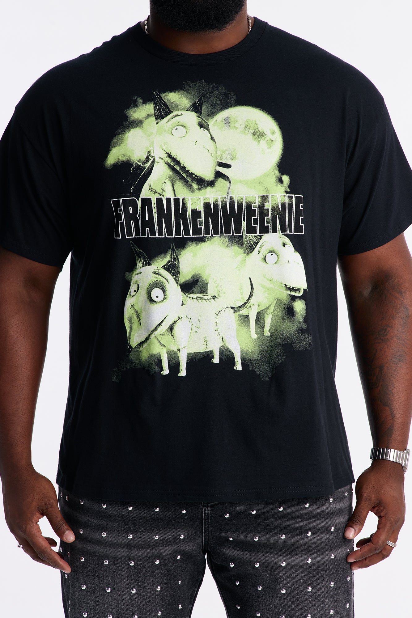 Frankenweenie Short Sleeve Tee - Black