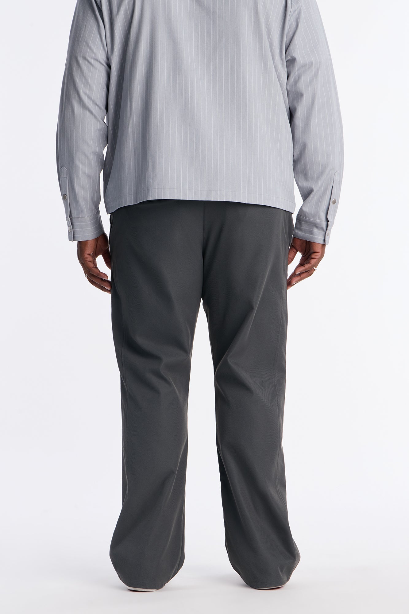 Stacked Slim Flare Thriving Pant - Grey