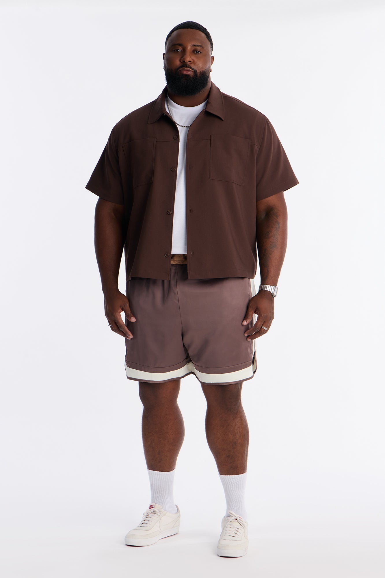 Astoria Creed Boxing Short - Brown/combo