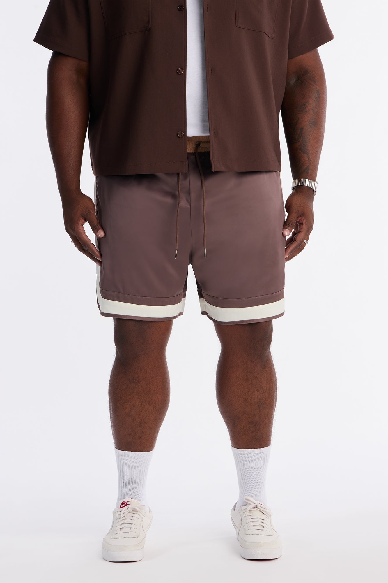 Astoria Creed Boxing Short - Brown/combo