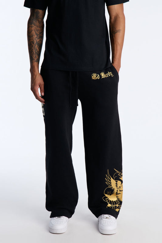 Ed Hardy DBD Eagle Sweatpant - Black