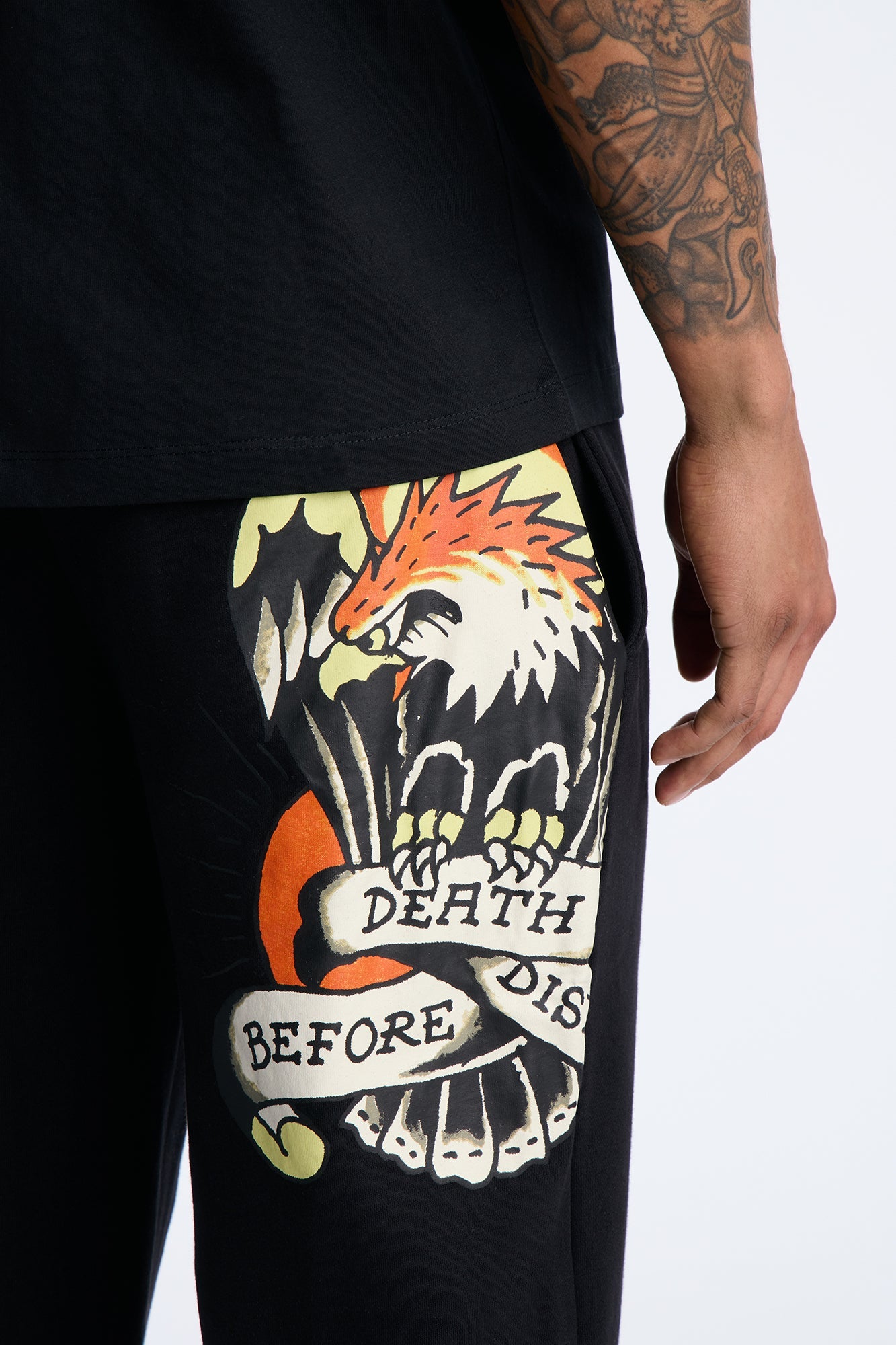 Ed Hardy DBD Eagle Sweatpant - Black