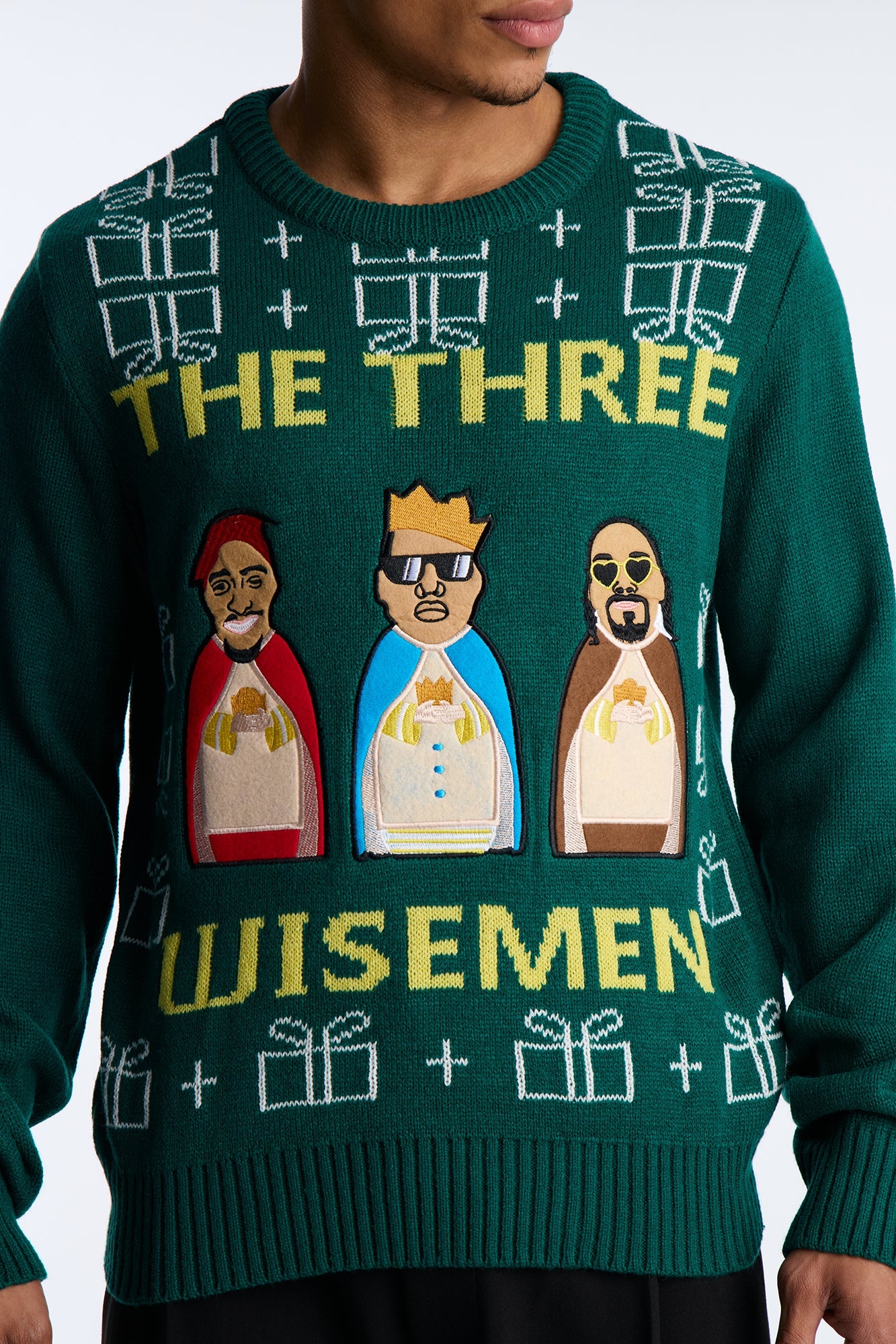 The Three Wise Men Christmas Sweater - Green