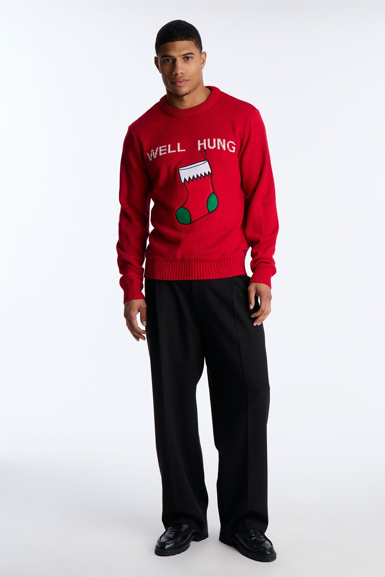 Well Hung X-Mas Sweater - Red