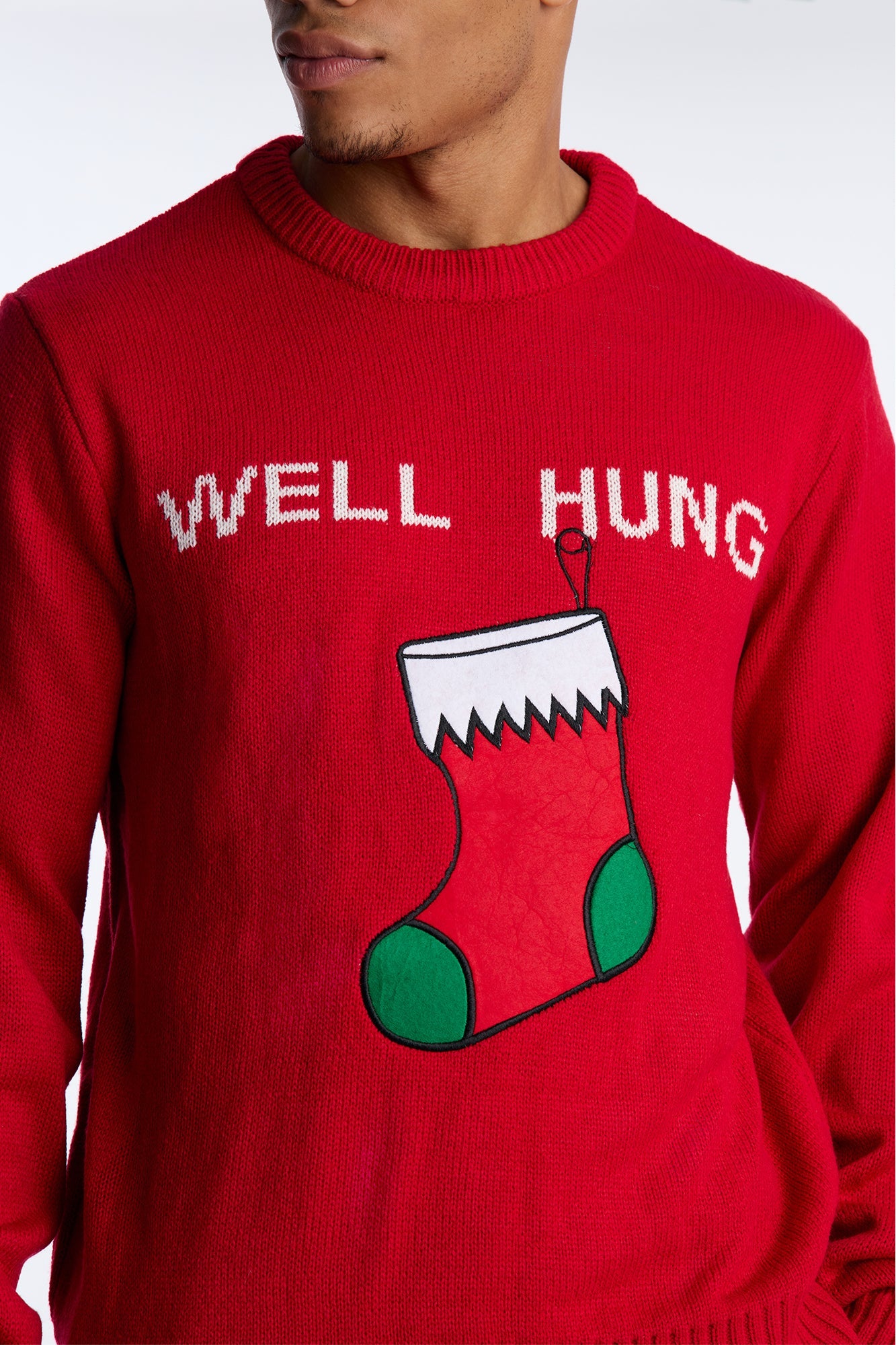 Well Hung X-Mas Sweater - Red