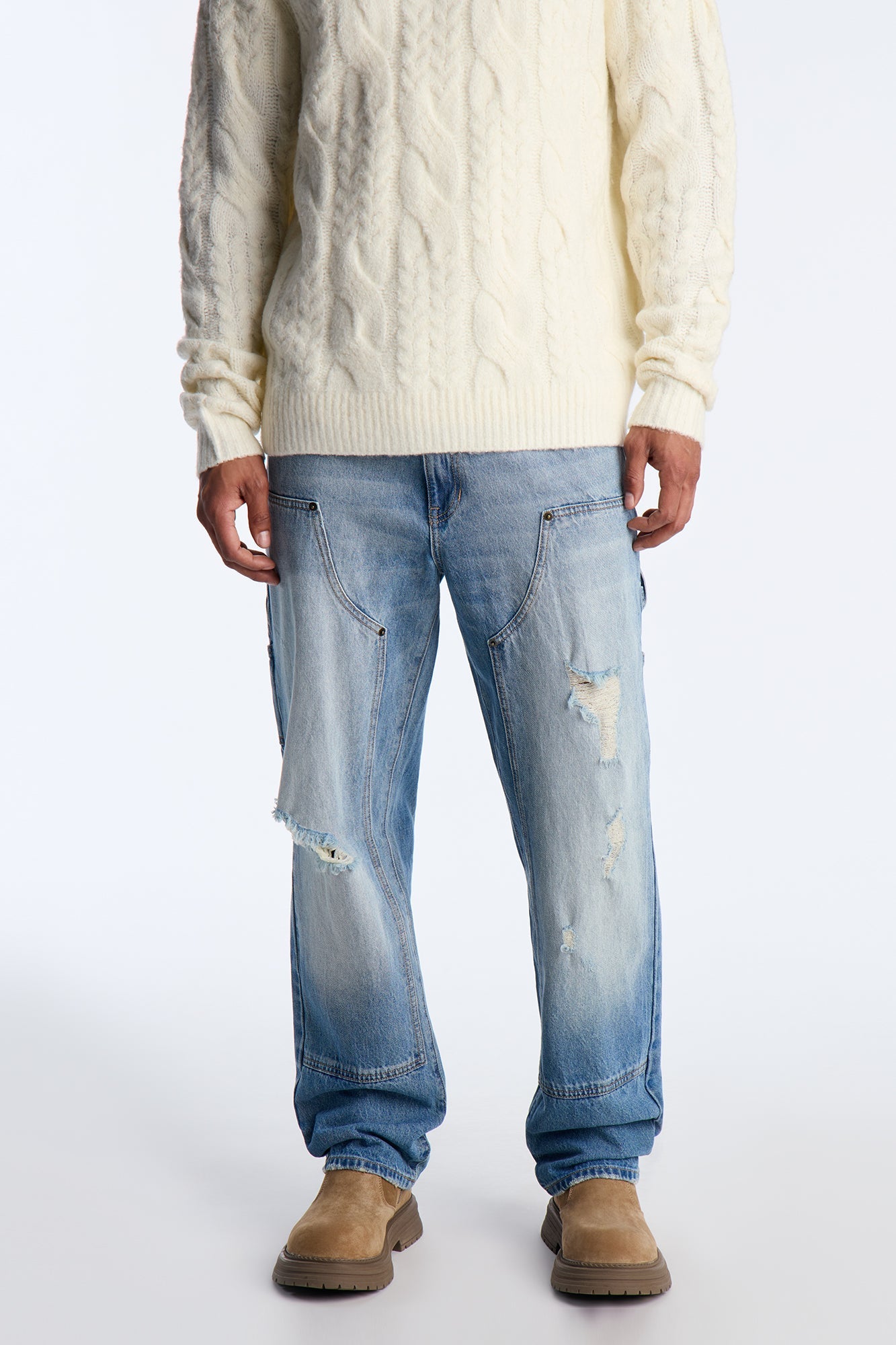 Straight Grind Carpenter Jean - Vintage Blue Wash