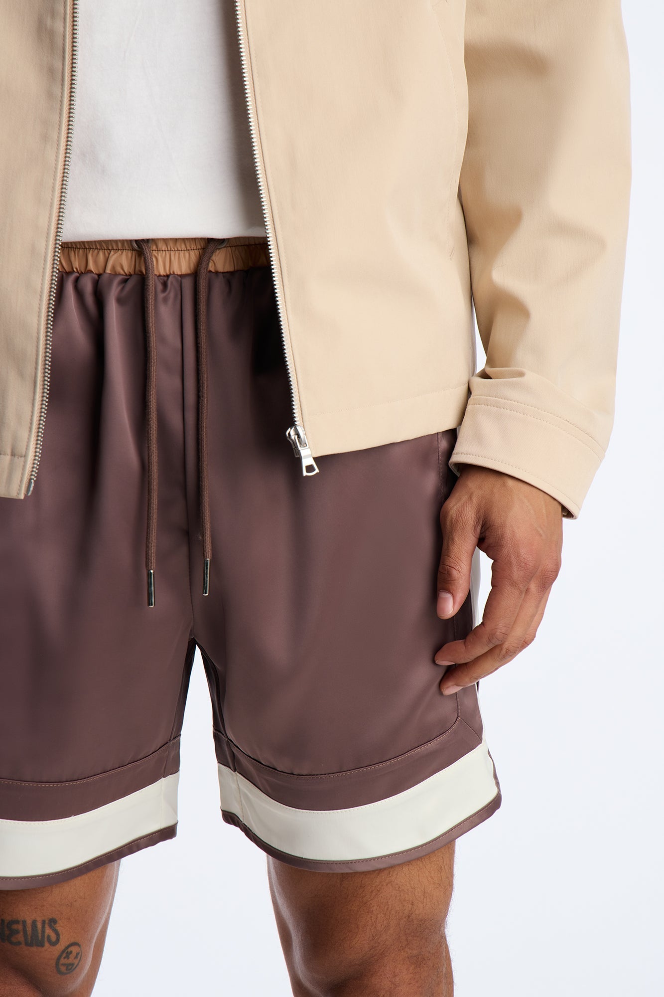 Astoria Creed Boxing Short - Brown/combo