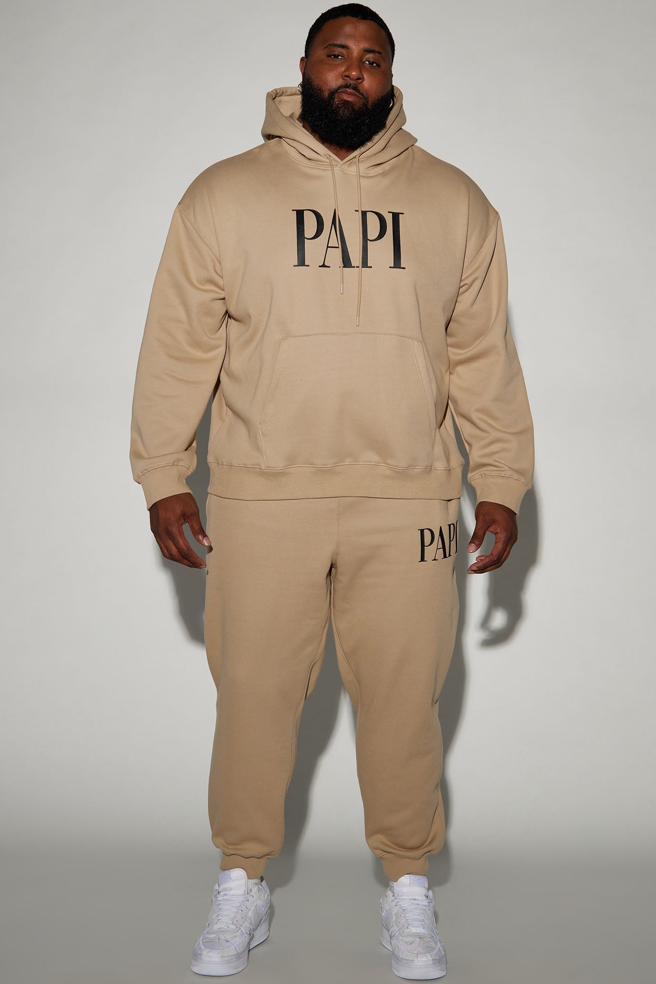 Family Goals Papi Hoodie - Taupe