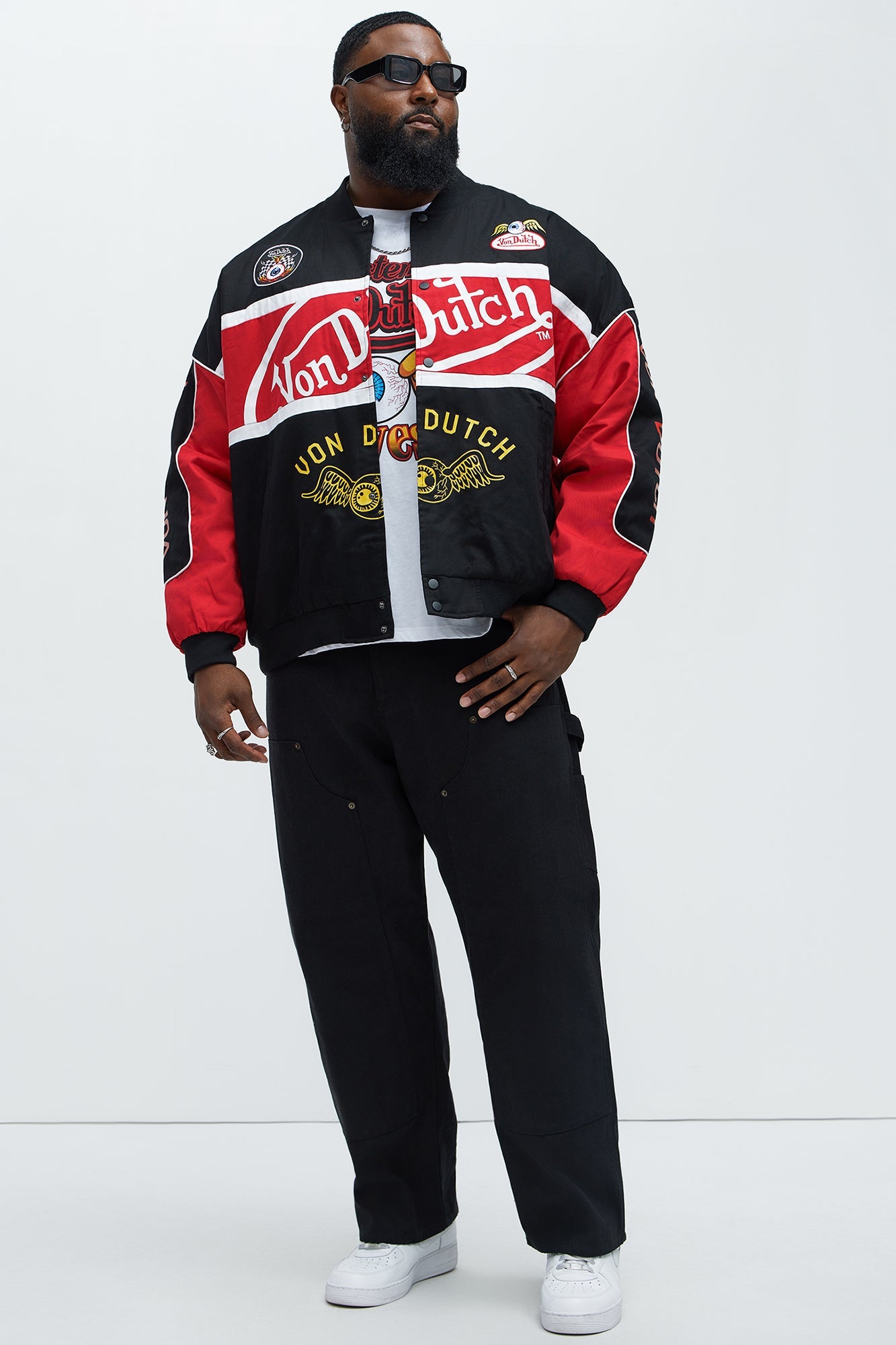 Von Dutch System Jacket - Black/Red